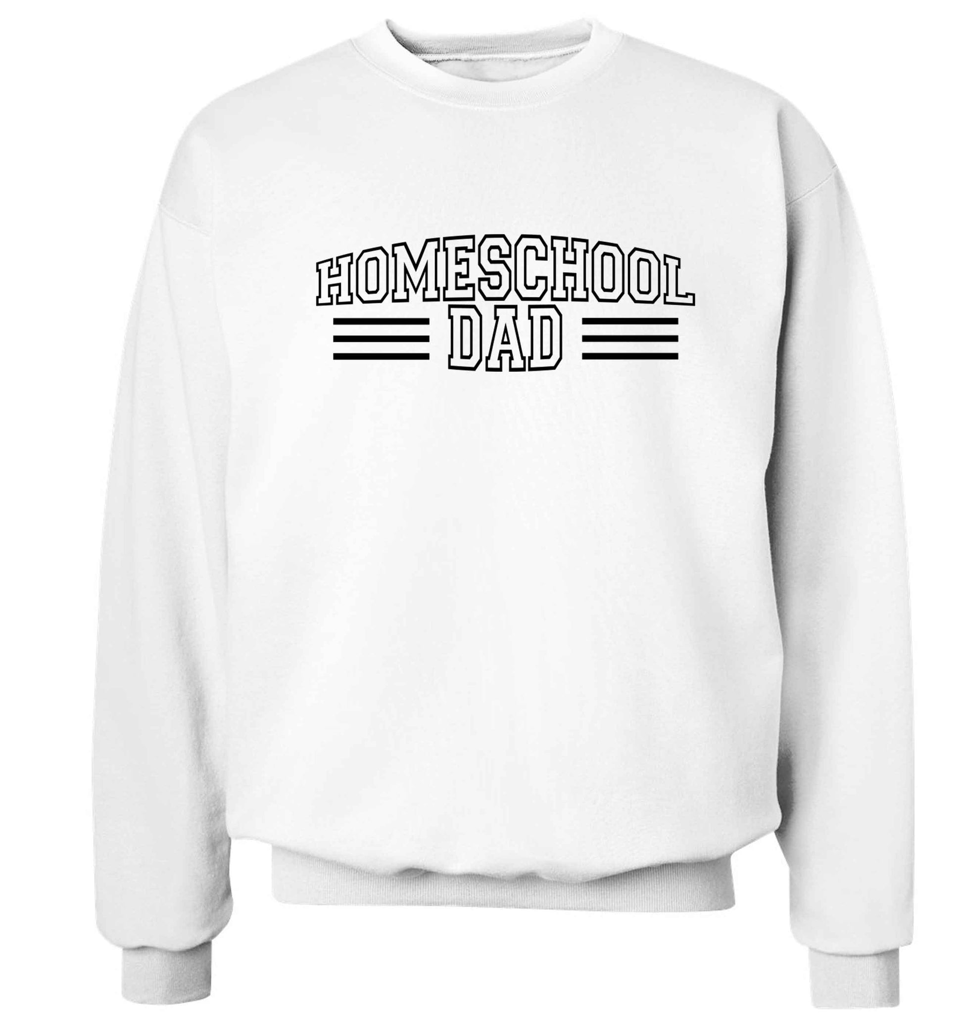 Homeschool dad Adult's unisex white Sweater 2XL