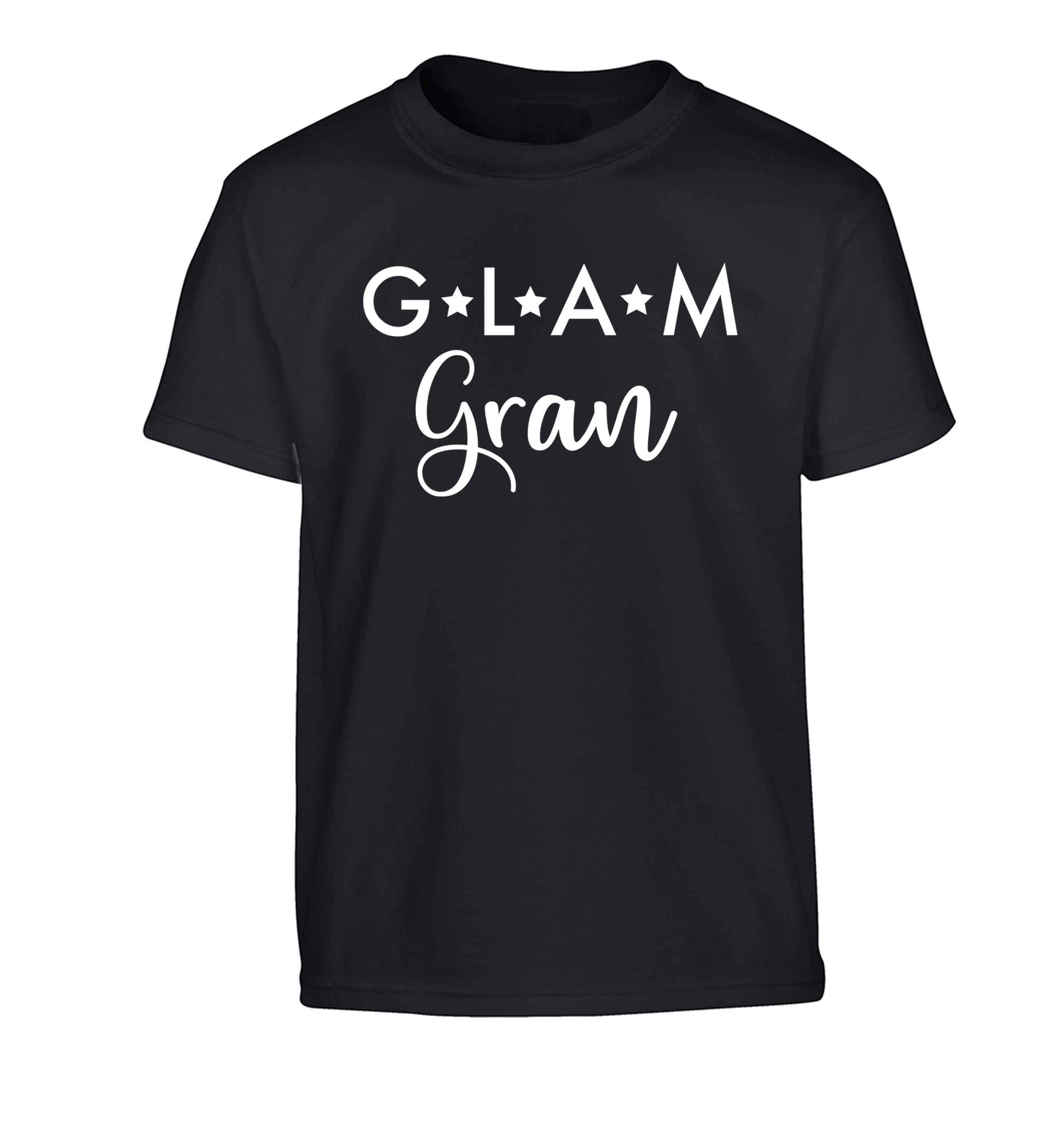Glam Gran Children's black Tshirt 12-13 Years