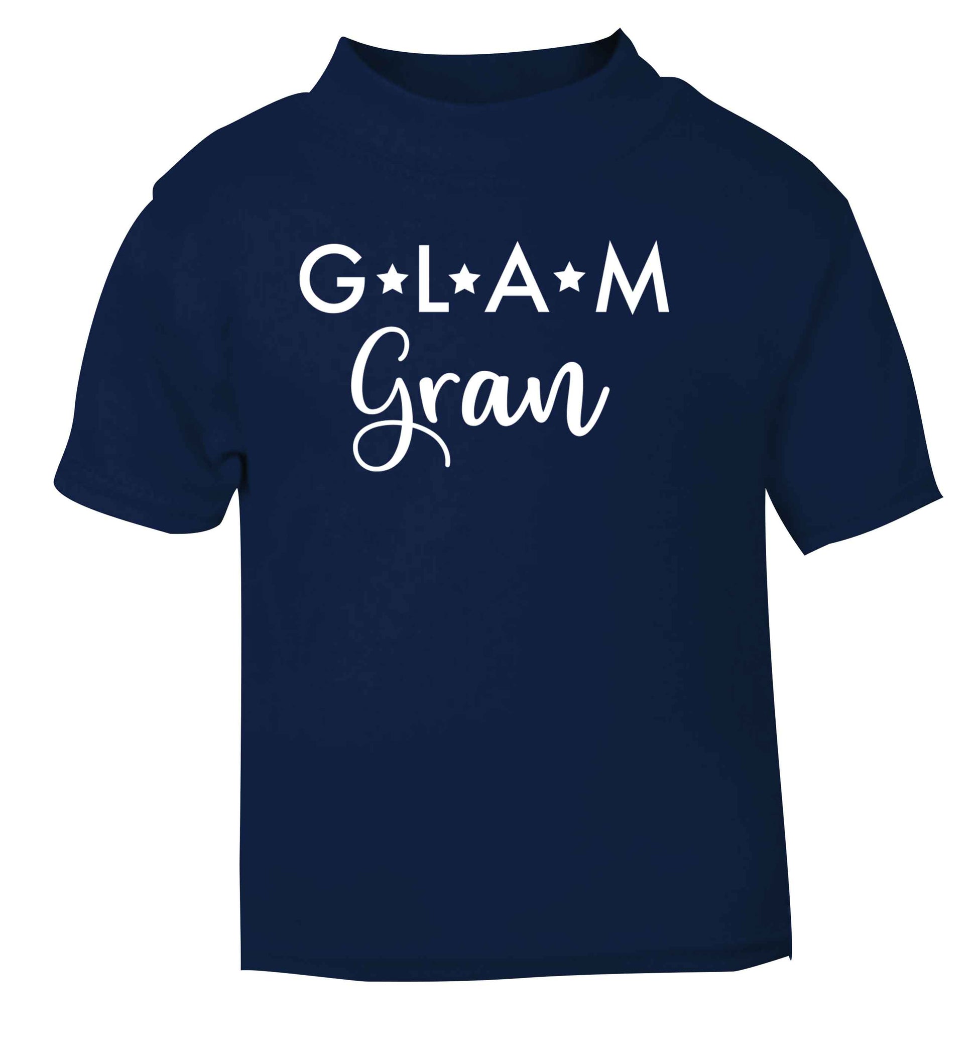 Glam Gran navy Baby Toddler Tshirt 2 Years