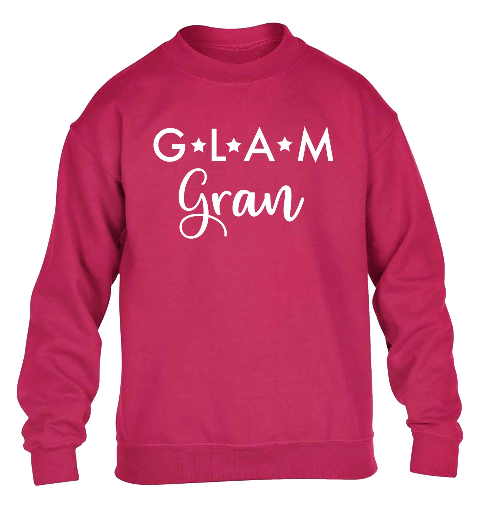 Glam Gran children's pink sweater 12-13 Years