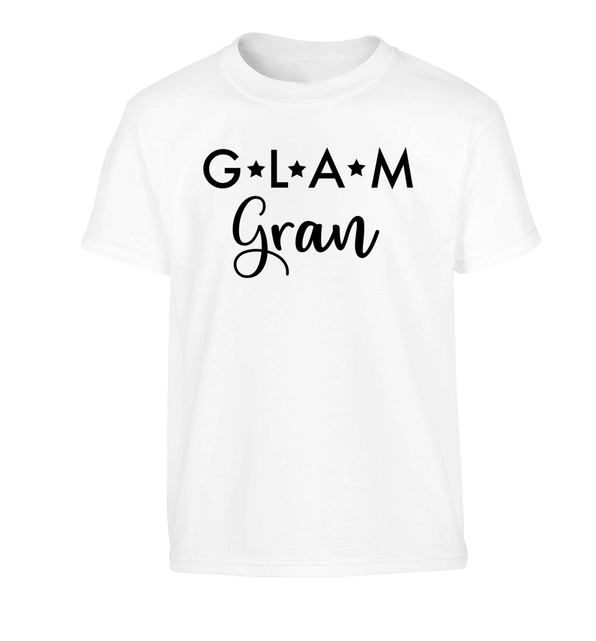 Glam Gran Children's white Tshirt 12-13 Years
