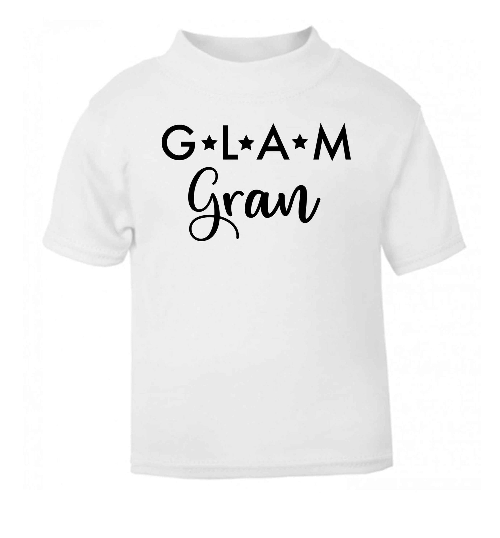 Glam Gran white Baby Toddler Tshirt 2 Years