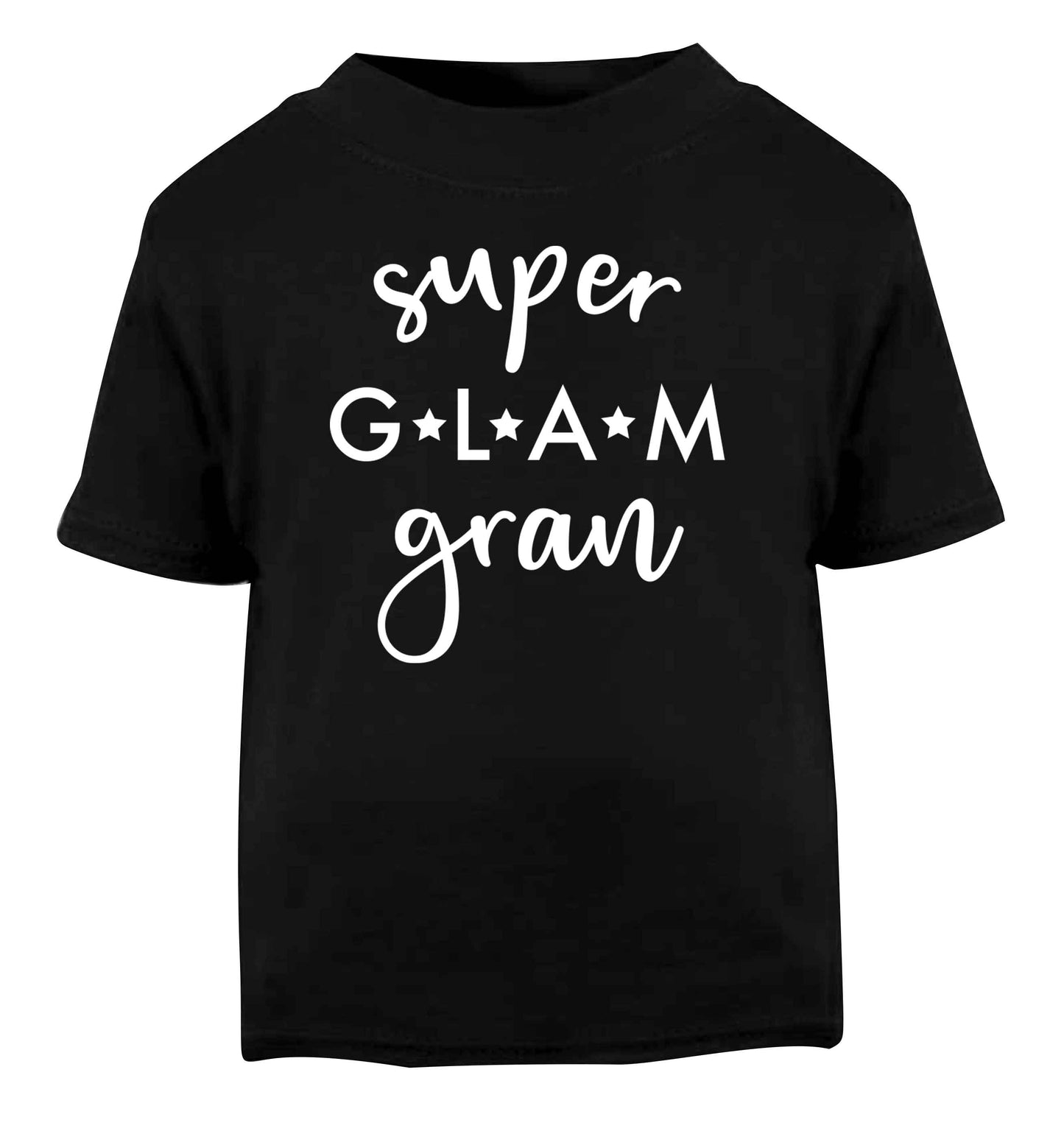 Super glam gran Black Baby Toddler Tshirt 2 years