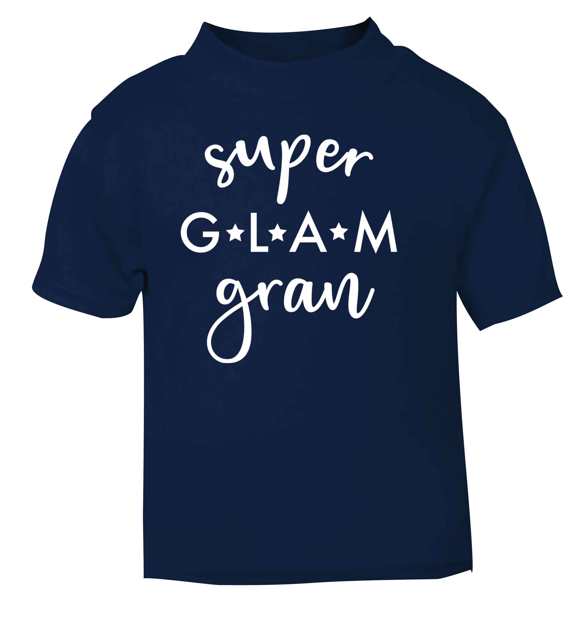 Super glam gran navy Baby Toddler Tshirt 2 Years