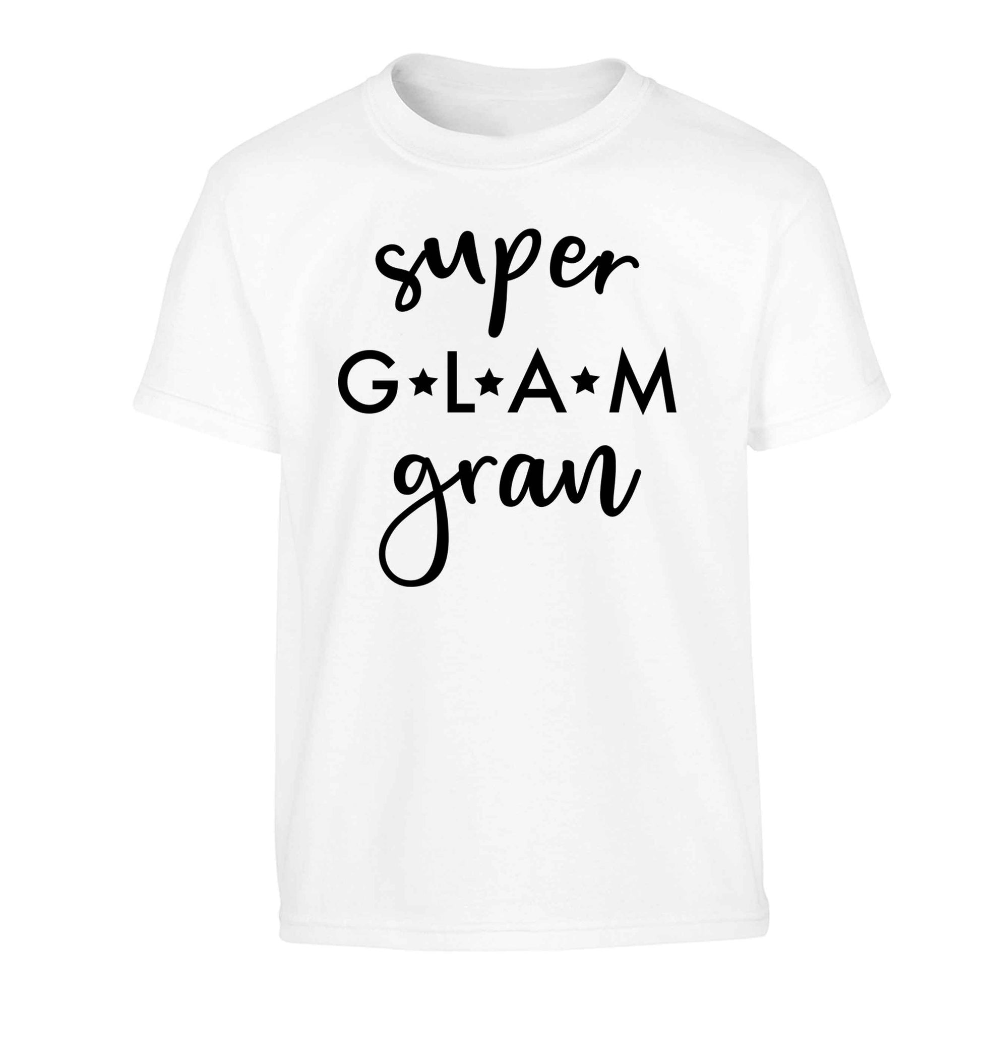 Super glam gran Children's white Tshirt 12-13 Years