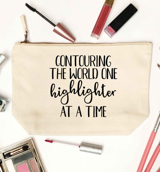 Contouring the world one highlighter and a time natural makeup bag