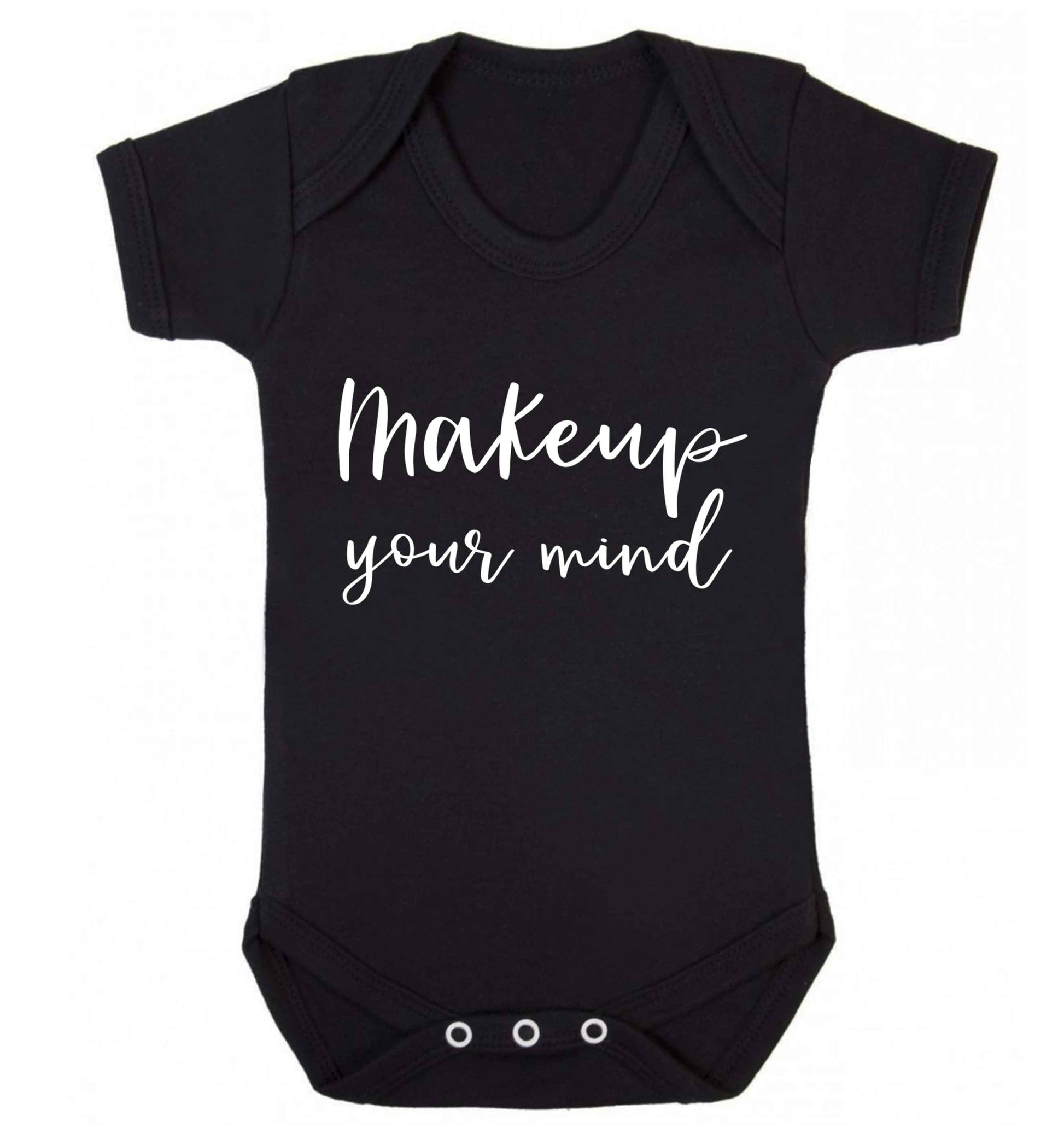 Makeup your mind Baby Vest black 18-24 months