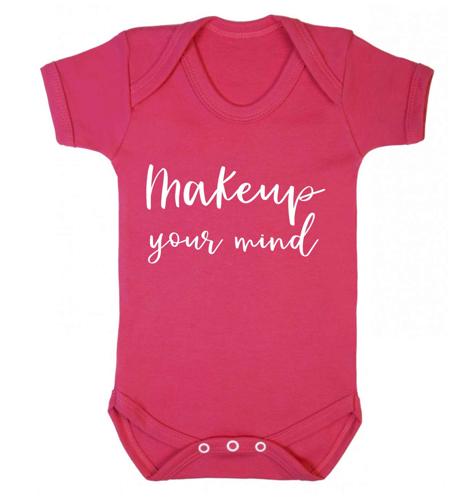 Makeup your mind Baby Vest dark pink 18-24 months