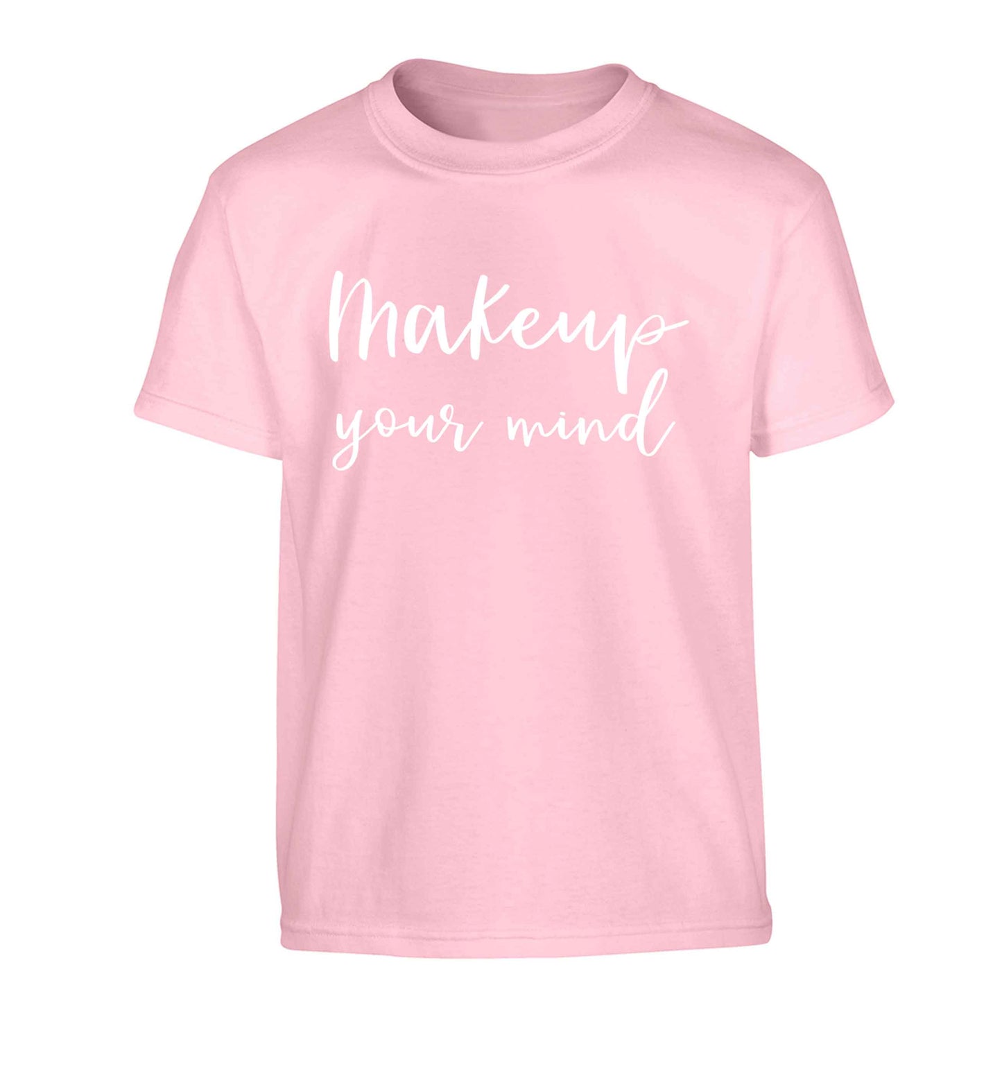 Makeup your mind Children's light pink Tshirt 12-13 Years