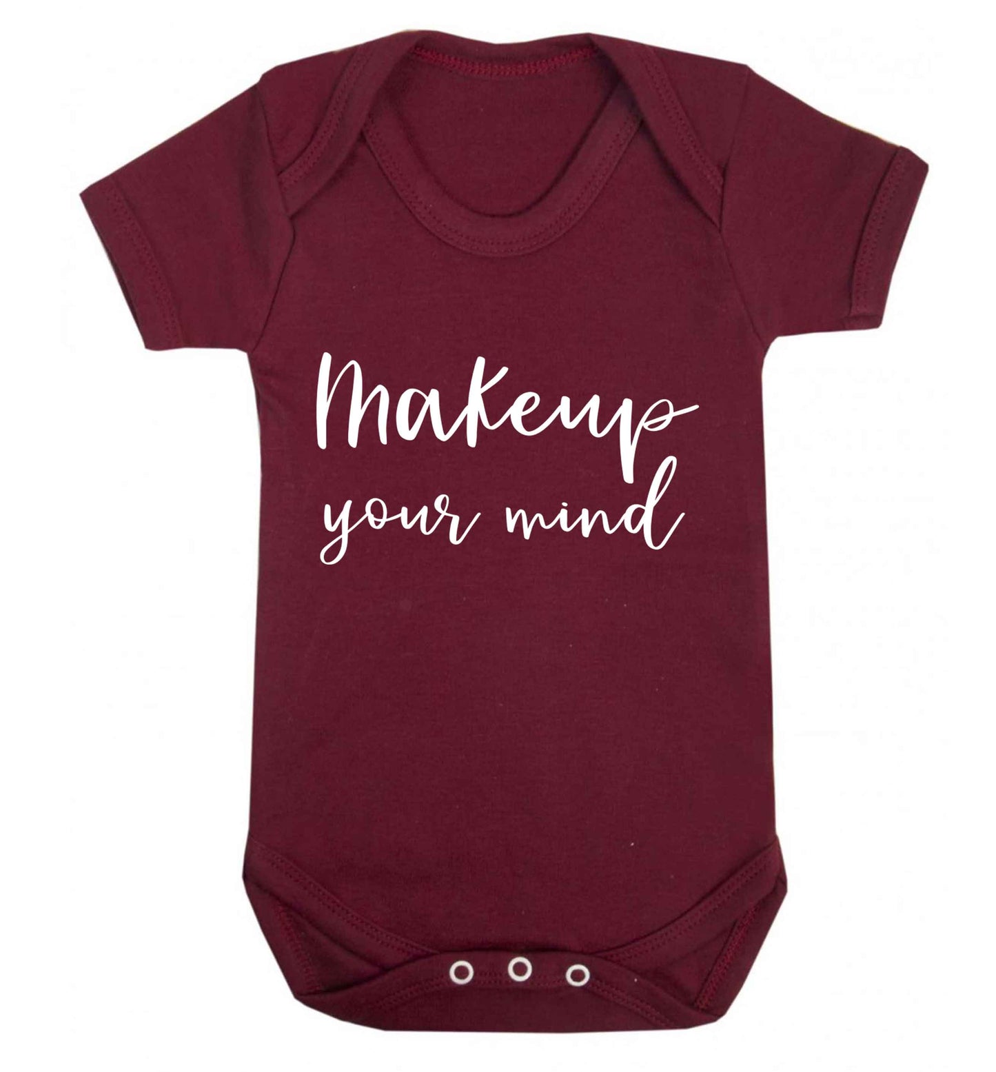 Makeup your mind Baby Vest maroon 18-24 months