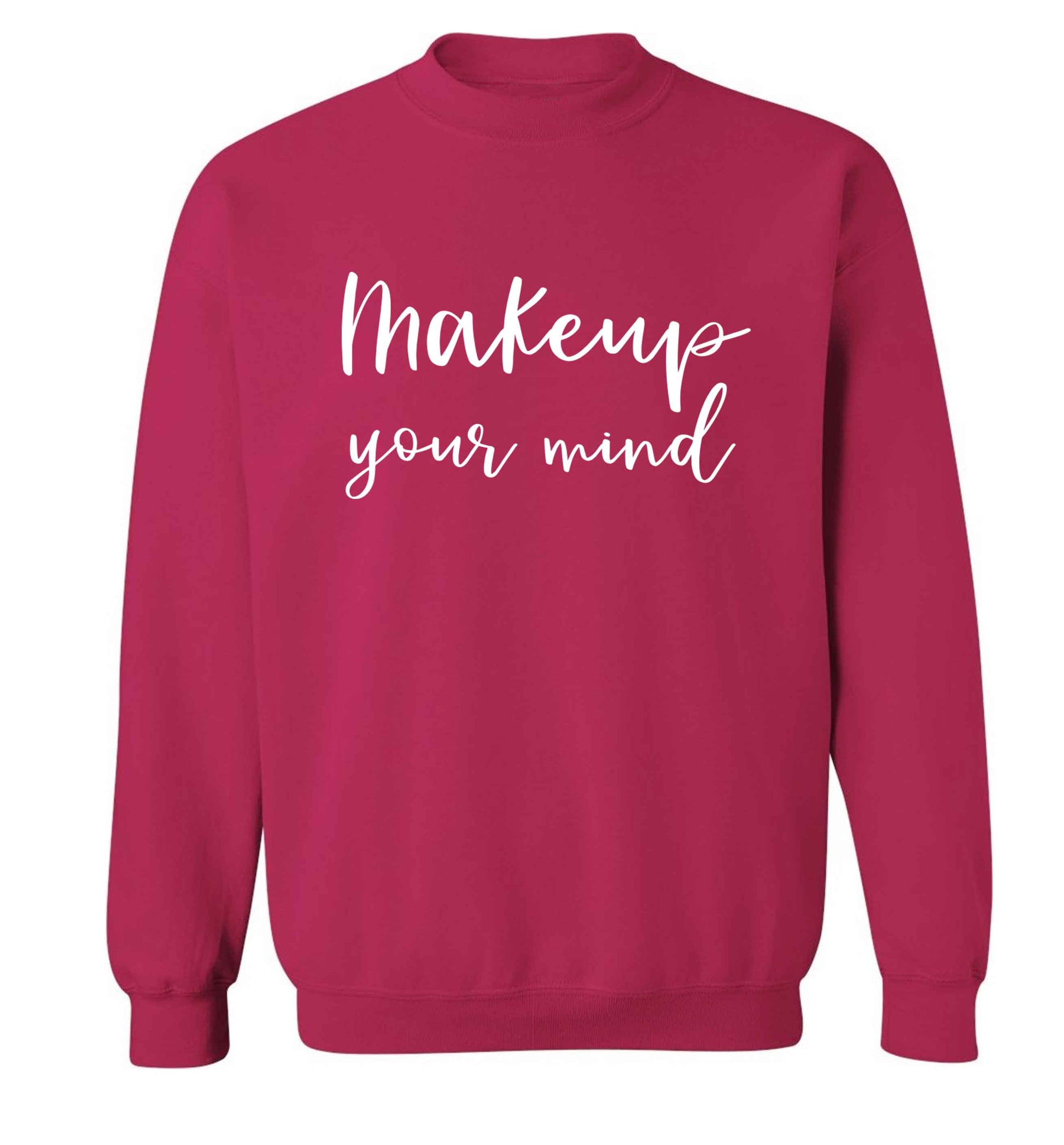 Makeup your mind Adult's unisex pink Sweater 2XL