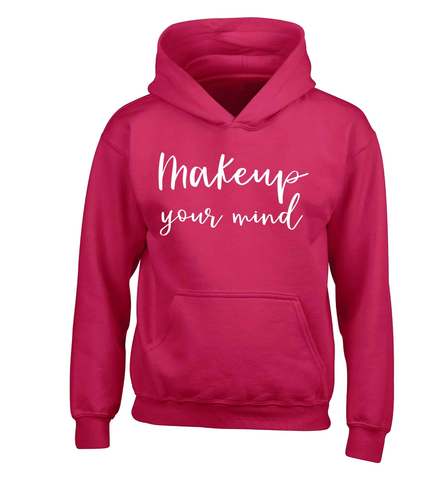 Makeup your mind children's pink hoodie 12-13 Years
