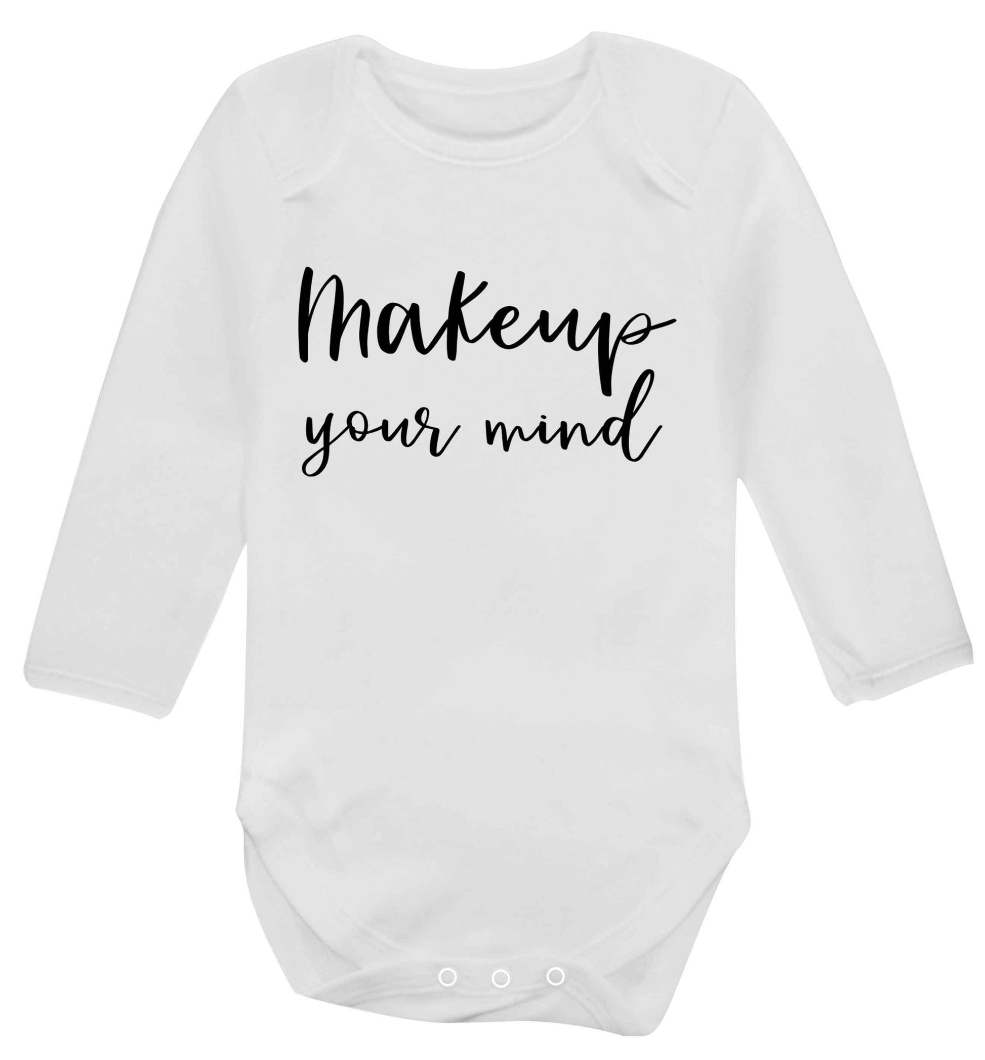 Makeup your mind Baby Vest long sleeved white 6-12 months