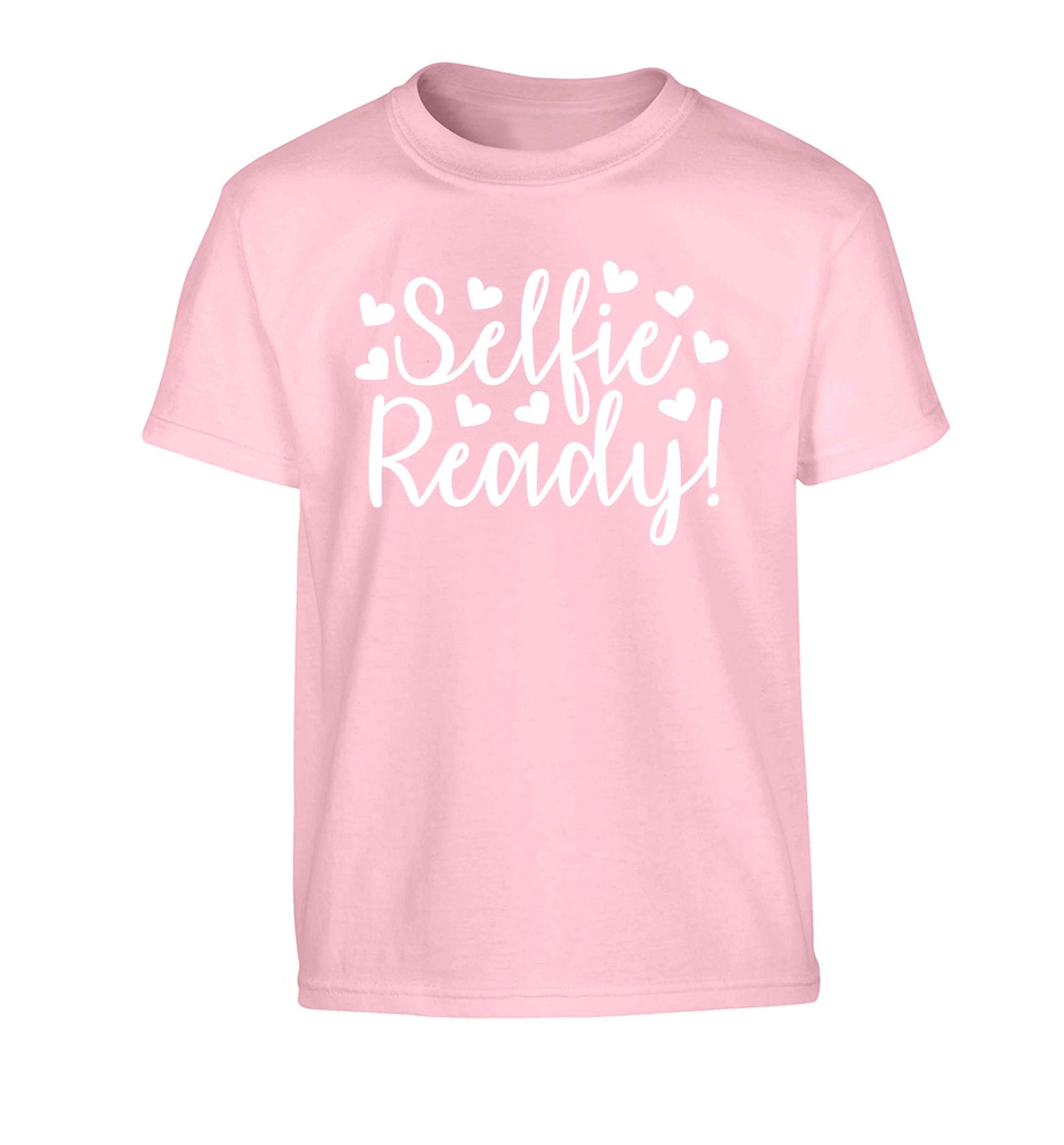 Selfie ready Children's light pink Tshirt 12-13 Years