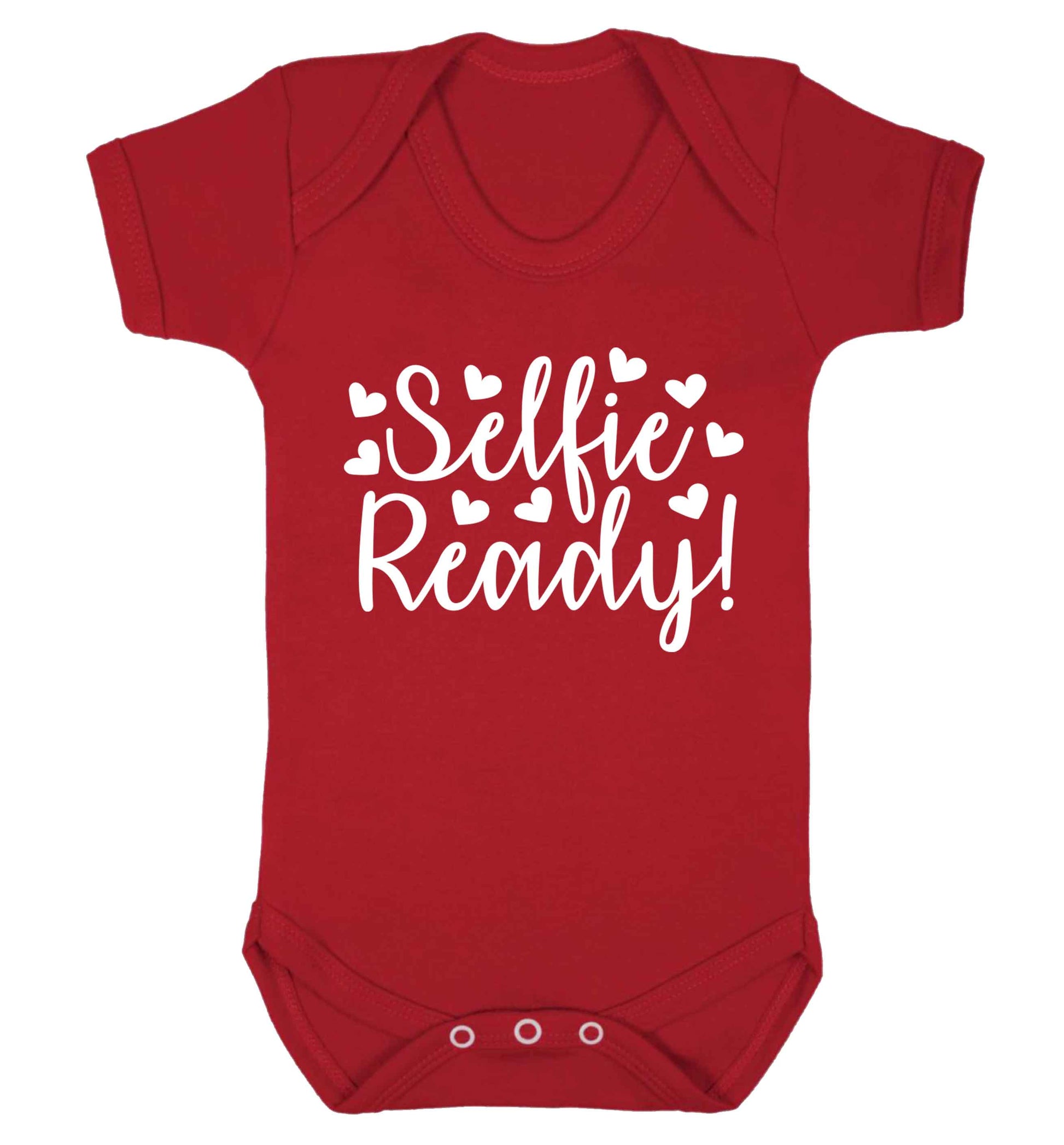 Selfie ready Baby Vest red 18-24 months
