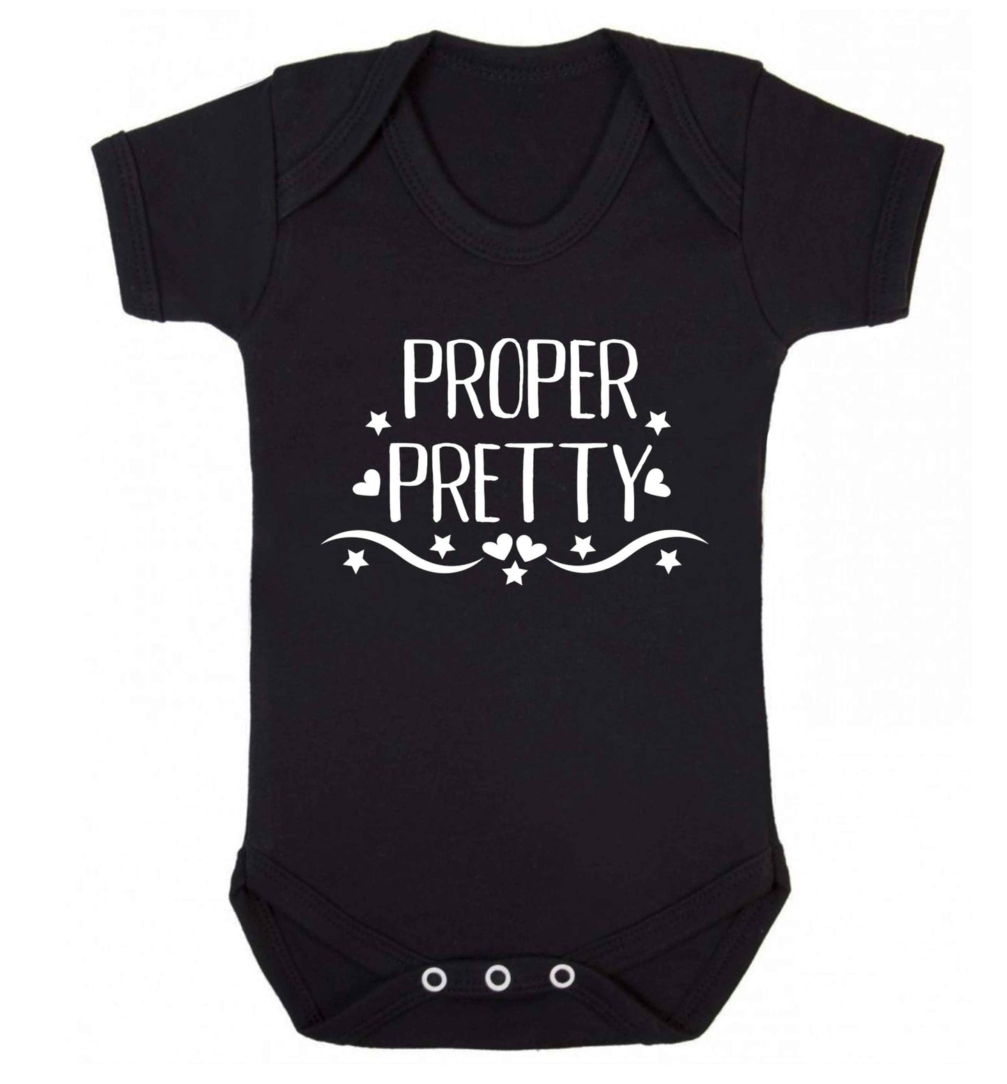 Proper pretty Baby Vest black 18-24 months