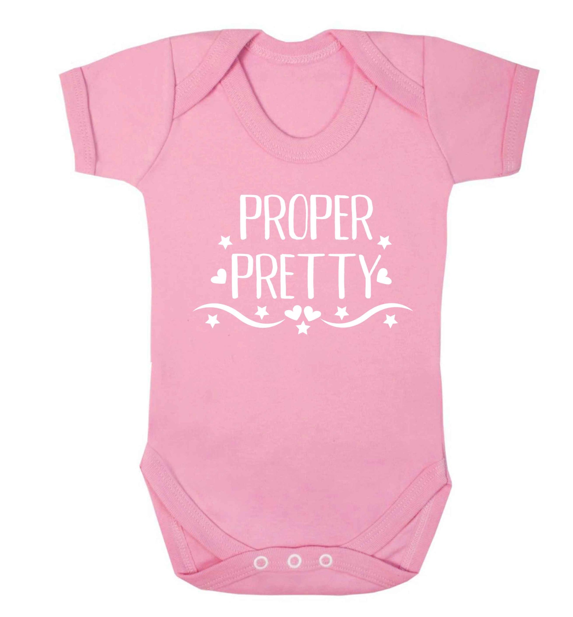 Proper pretty Baby Vest pale pink 18-24 months