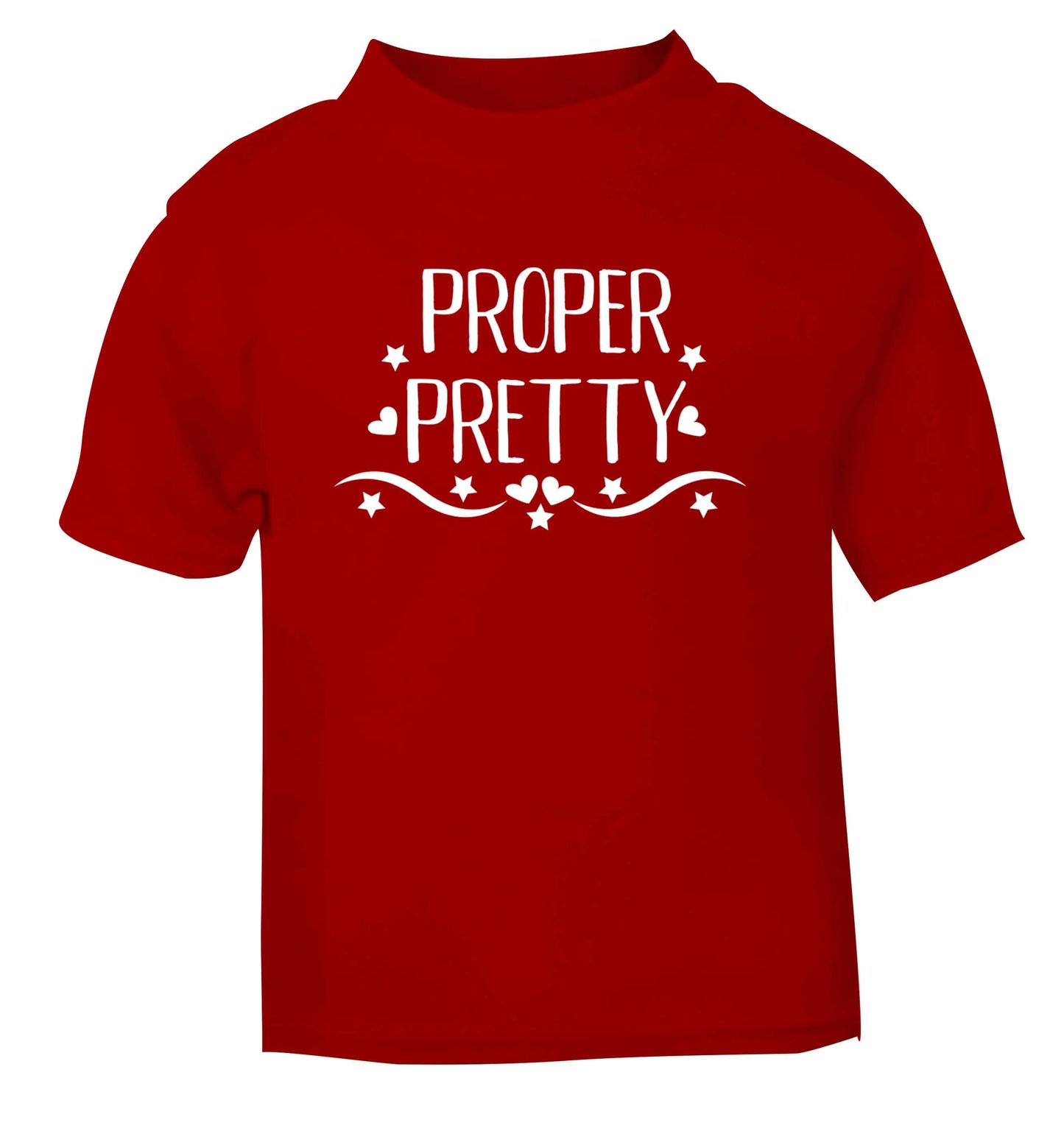 Proper pretty red Baby Toddler Tshirt 2 Years