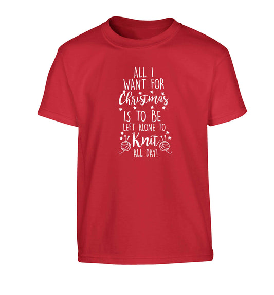 Merry Christmas Children's red Tshirt 12-13 Years