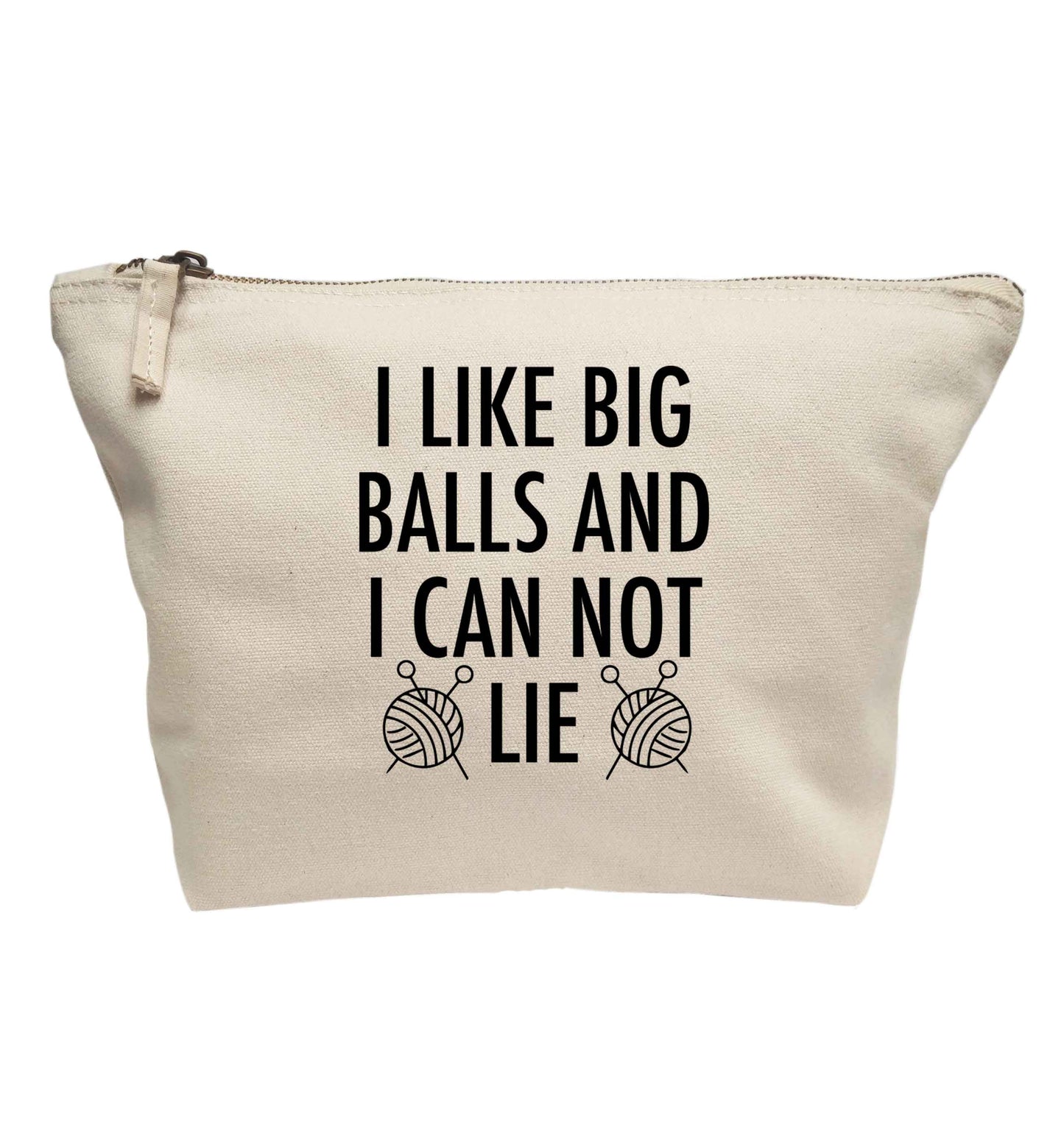 I like big balls and I can not lie | makeup / wash bag