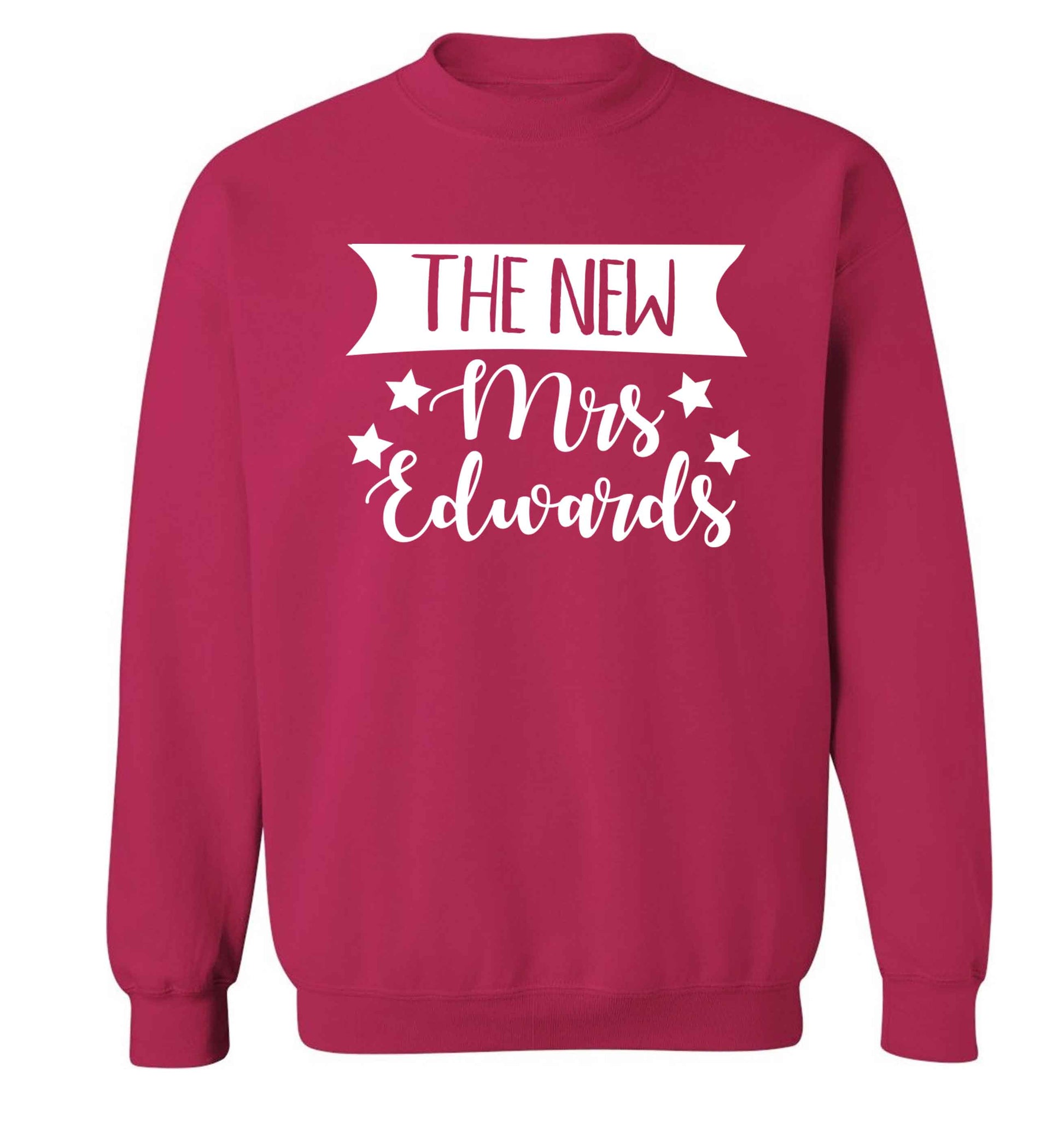 Introducing the new Mrs personalised Adult's unisex pink Sweater 2XL