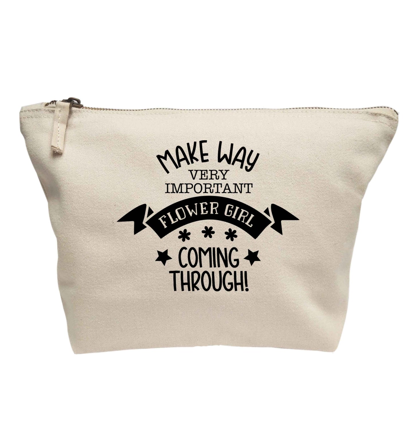 Make way V.I.P flower girl coming through! | makeup / wash bag