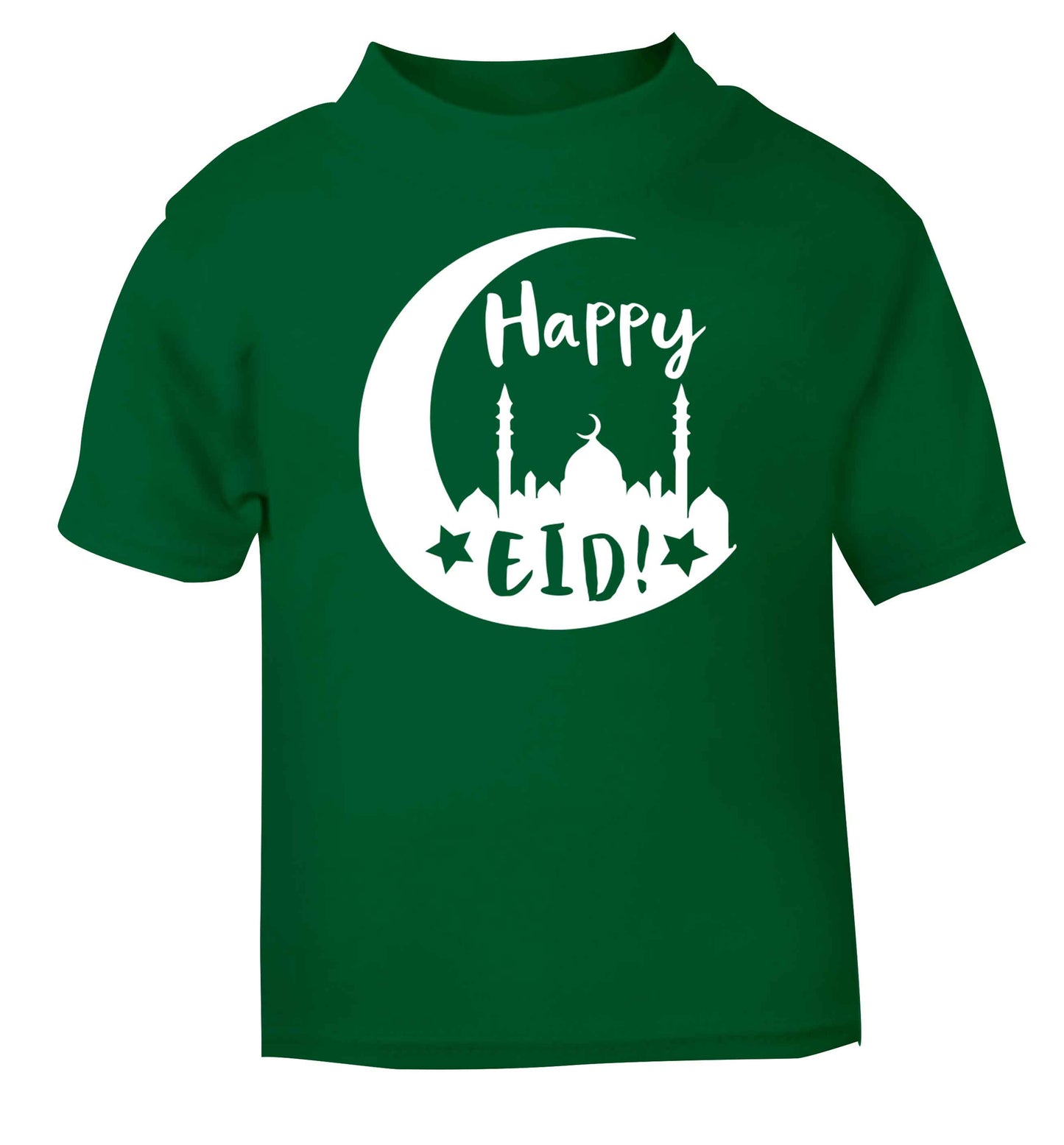 Happy Eid green baby toddler Tshirt 2 Years