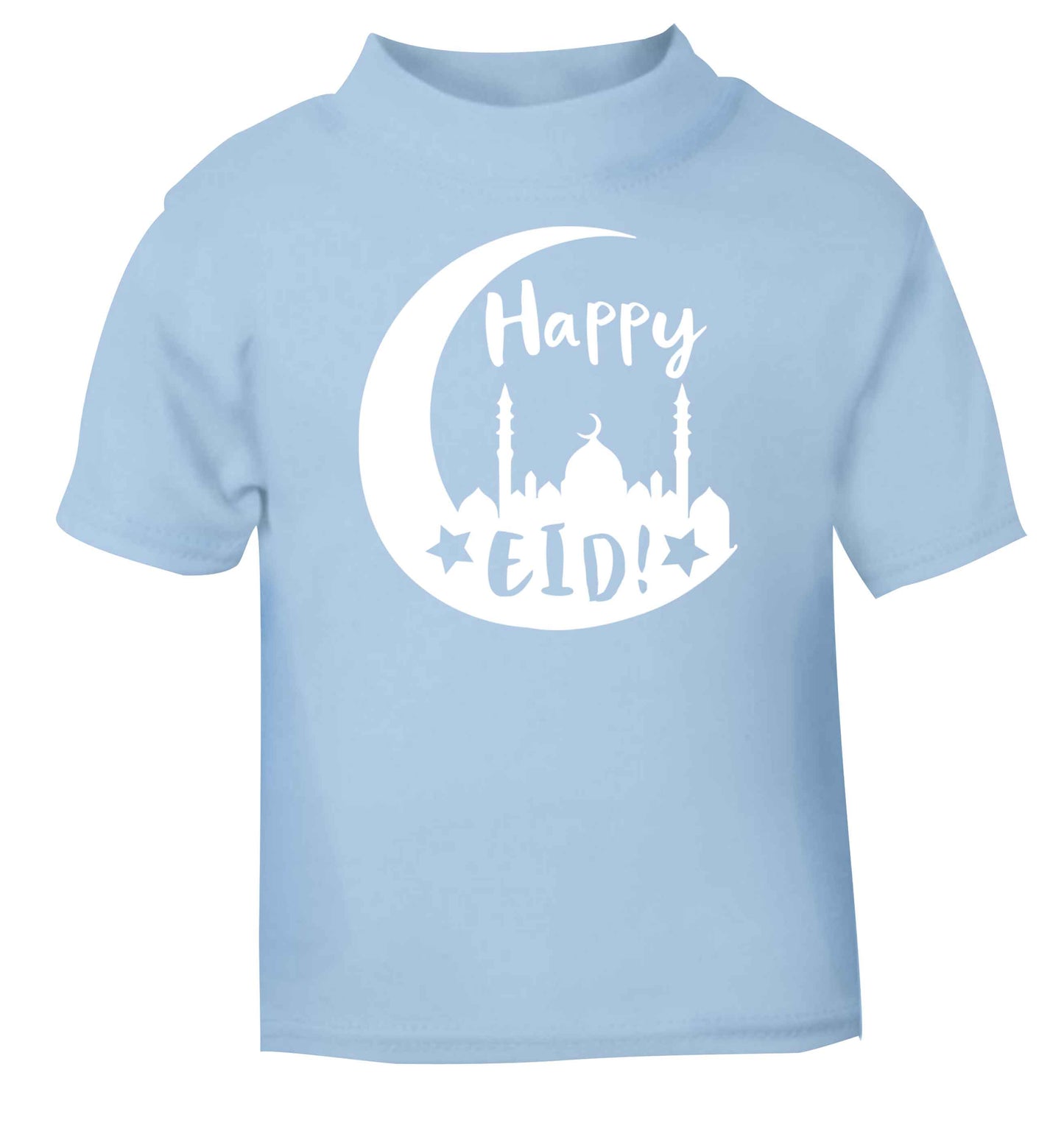 Happy Eid light blue baby toddler Tshirt 2 Years