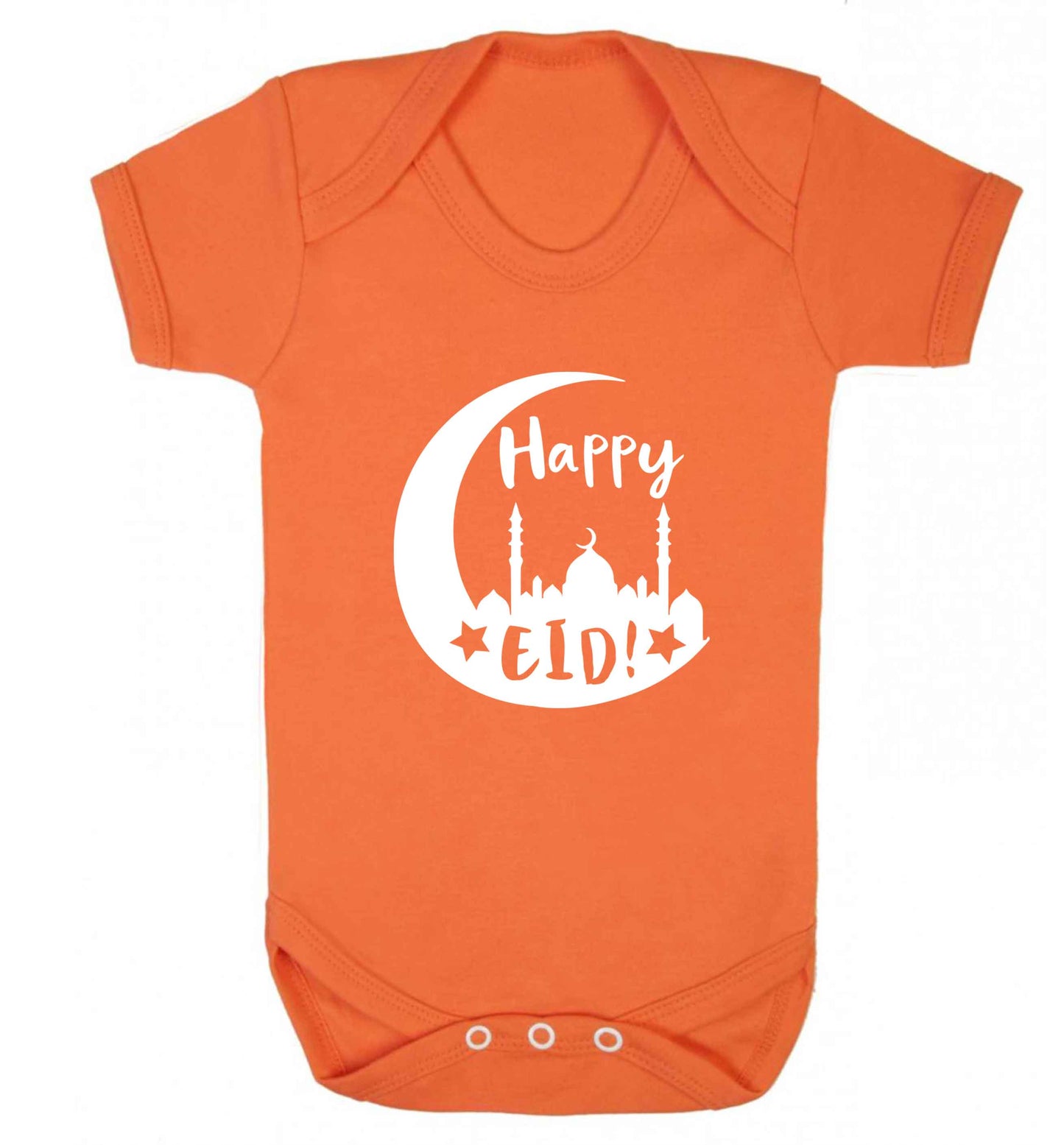 Happy Eid baby vest orange 18-24 months