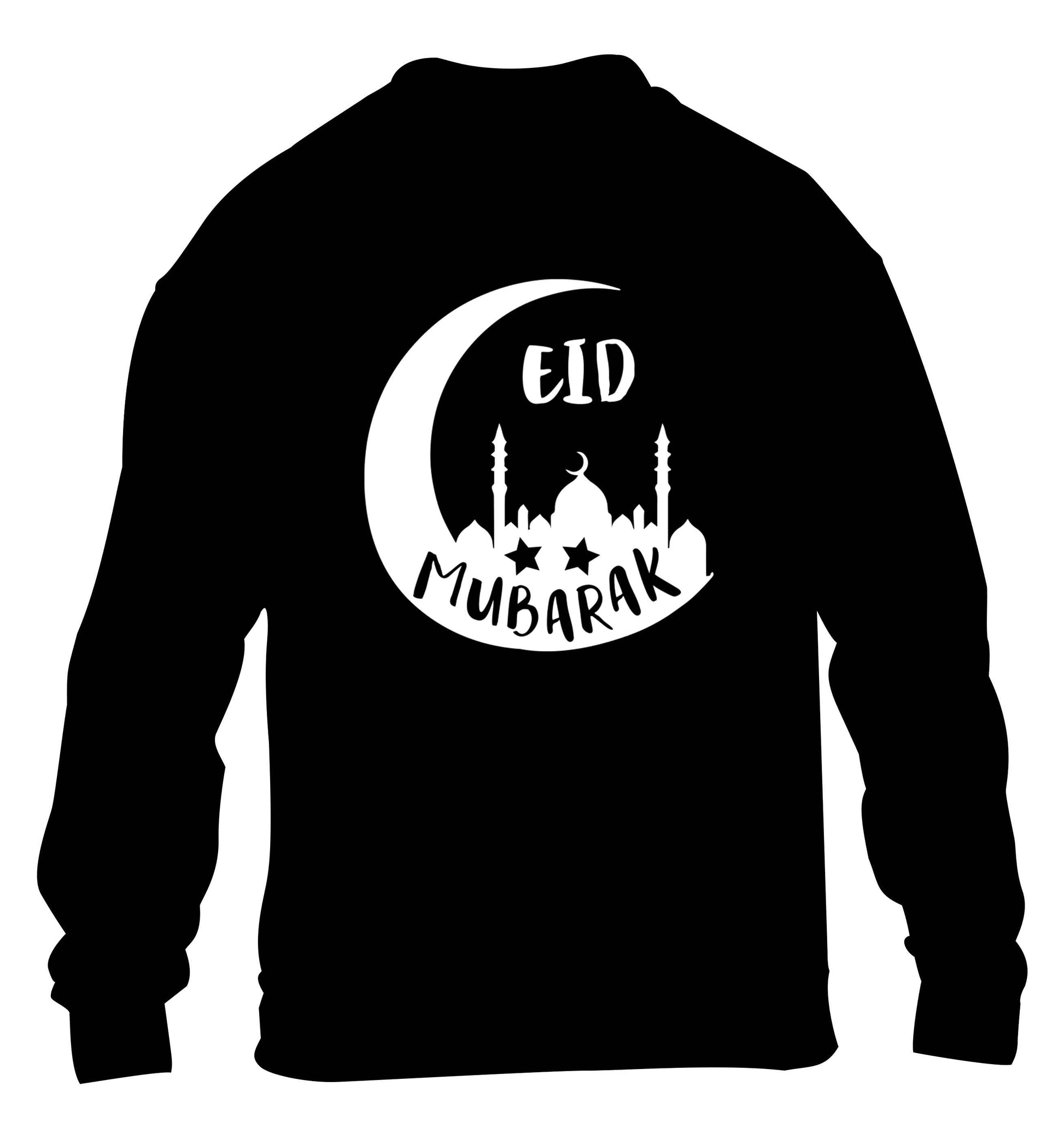 Eid mubarak children's black sweater 12-13 Years