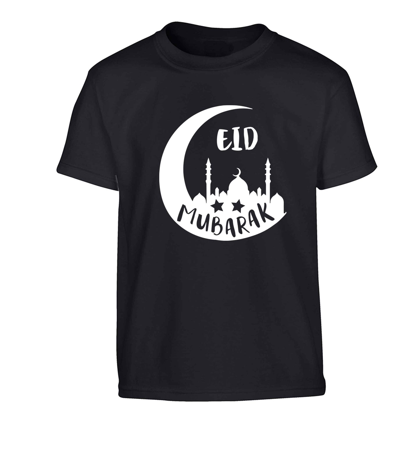 Eid mubarak Children's black Tshirt 12-13 Years