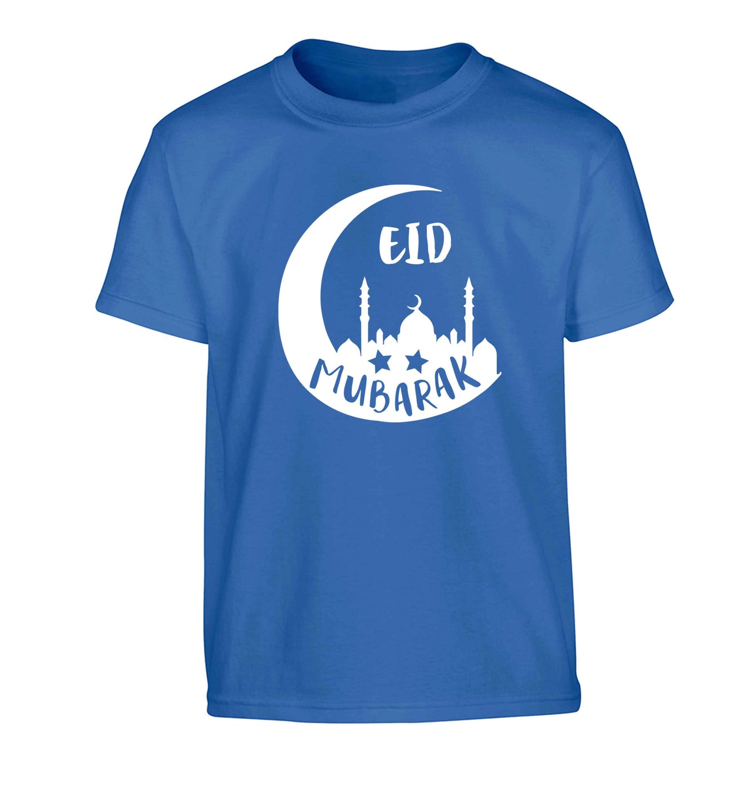 Eid mubarak Children's blue Tshirt 12-13 Years