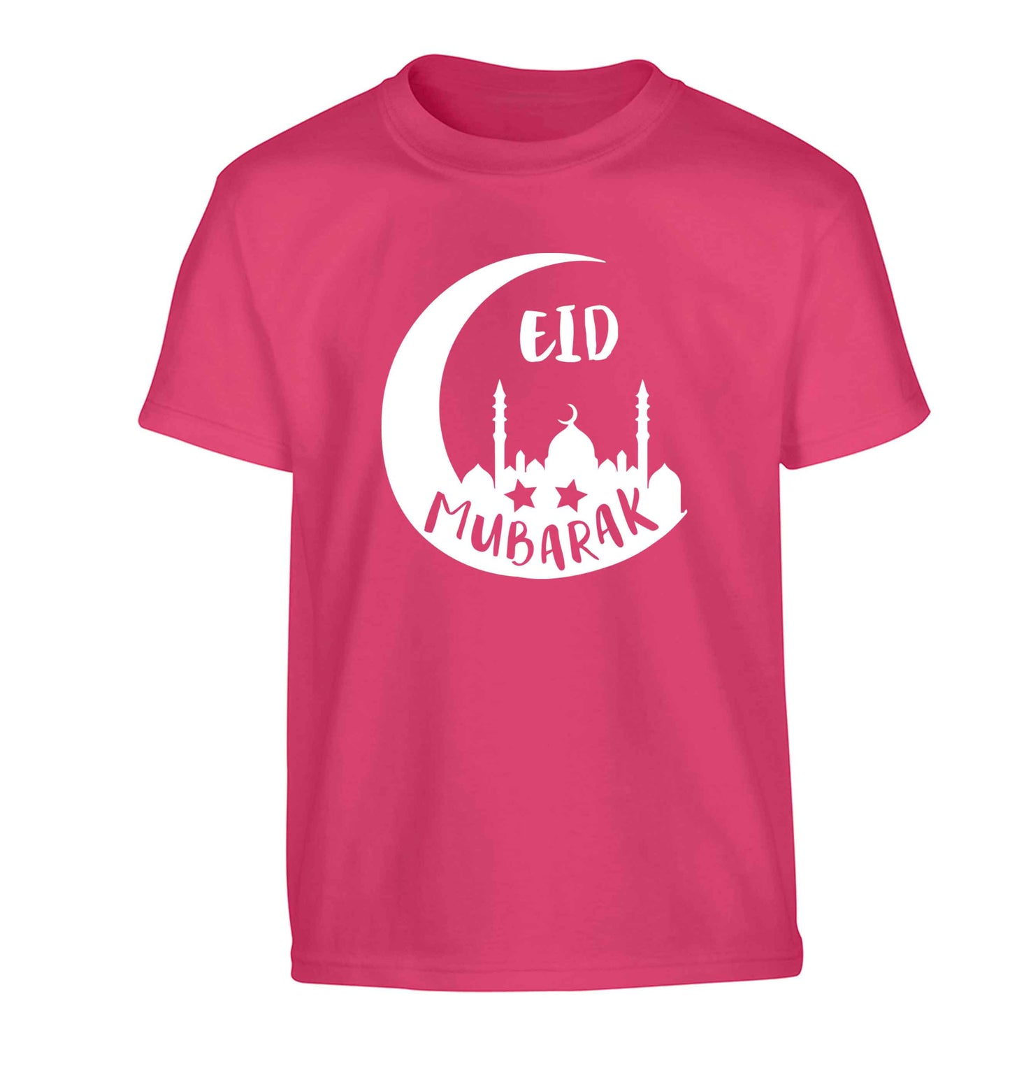 Eid mubarak Children's pink Tshirt 12-13 Years
