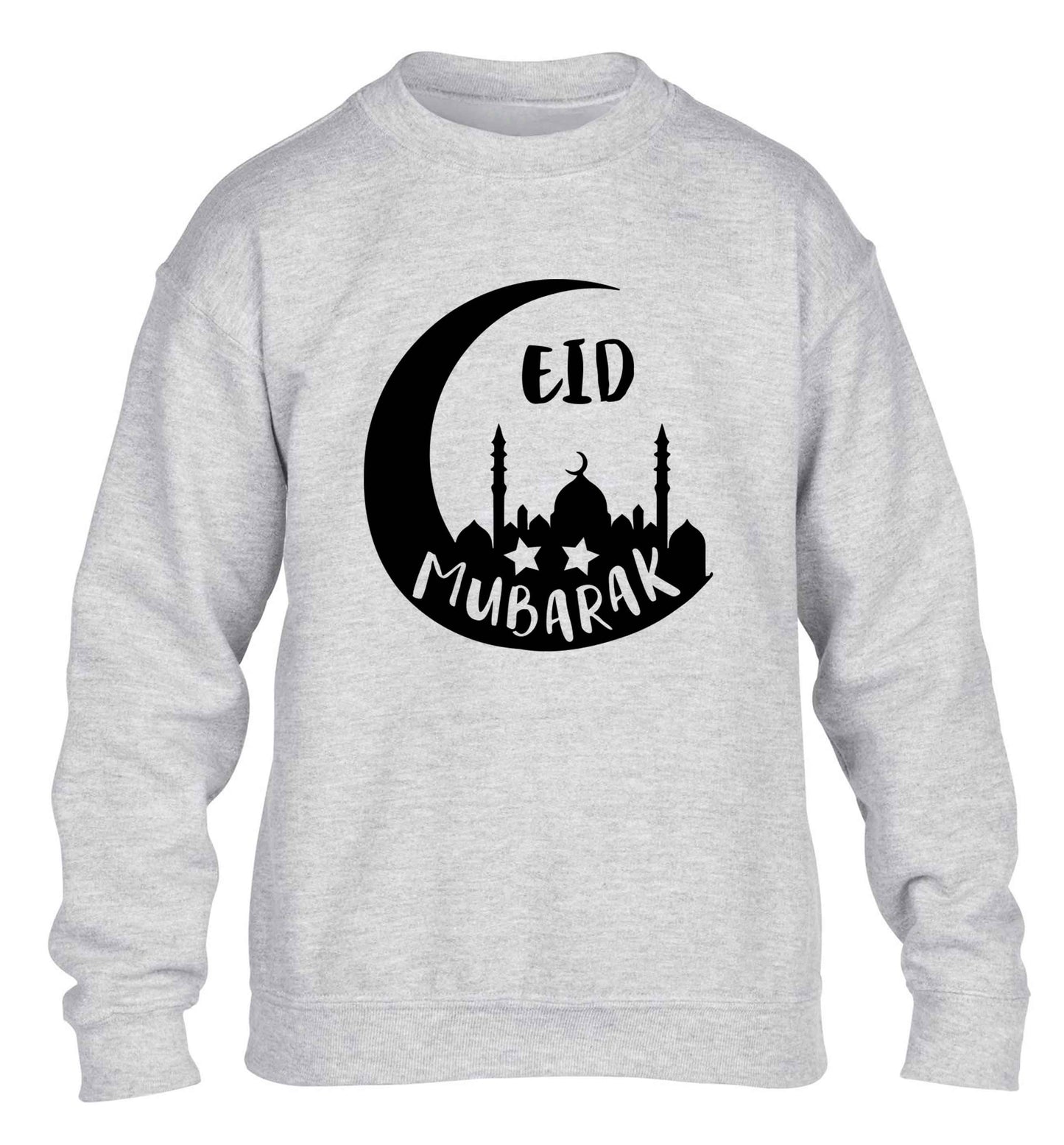 Eid mubarak children's grey sweater 12-13 Years