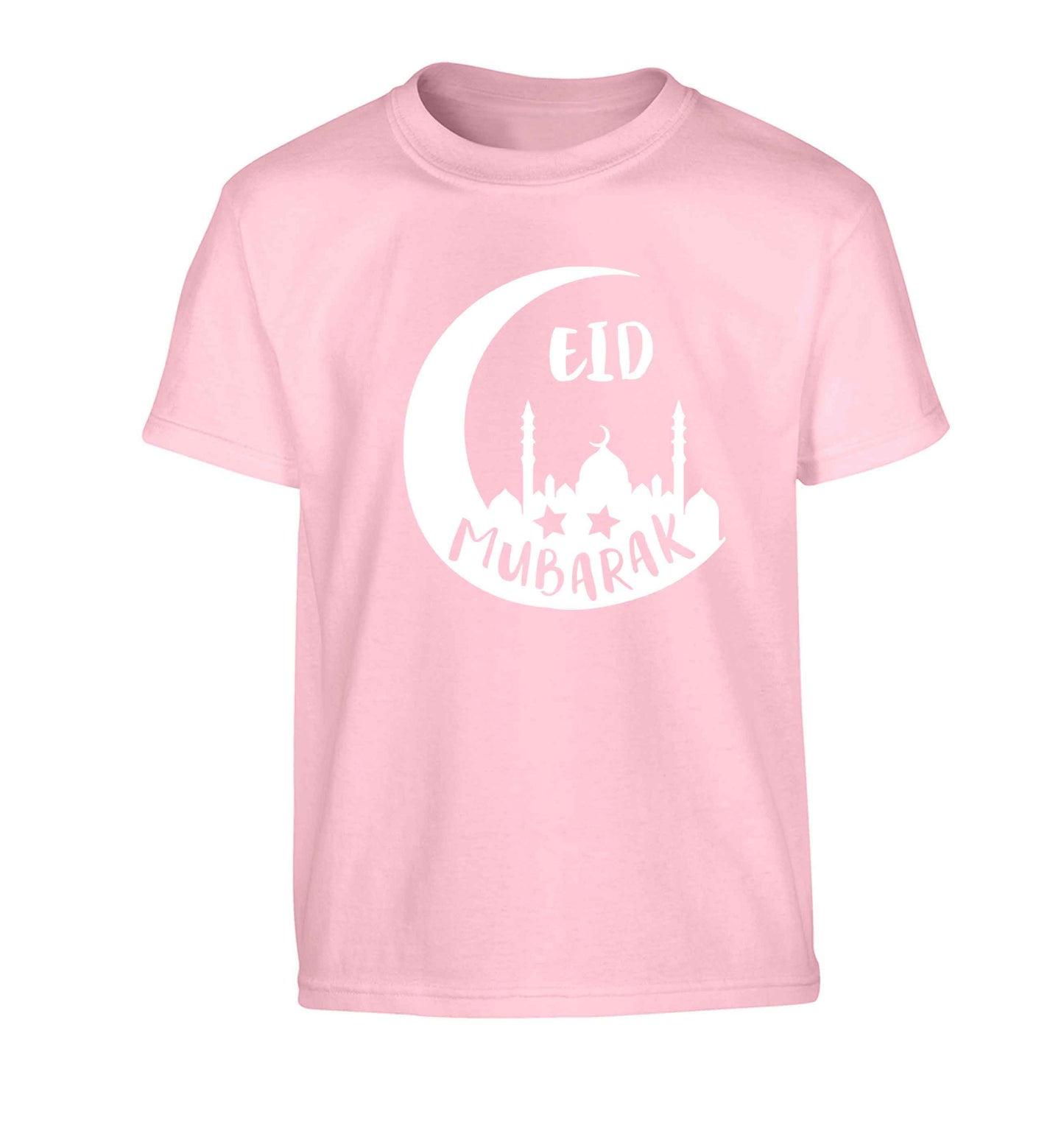 Eid mubarak Children's light pink Tshirt 12-13 Years