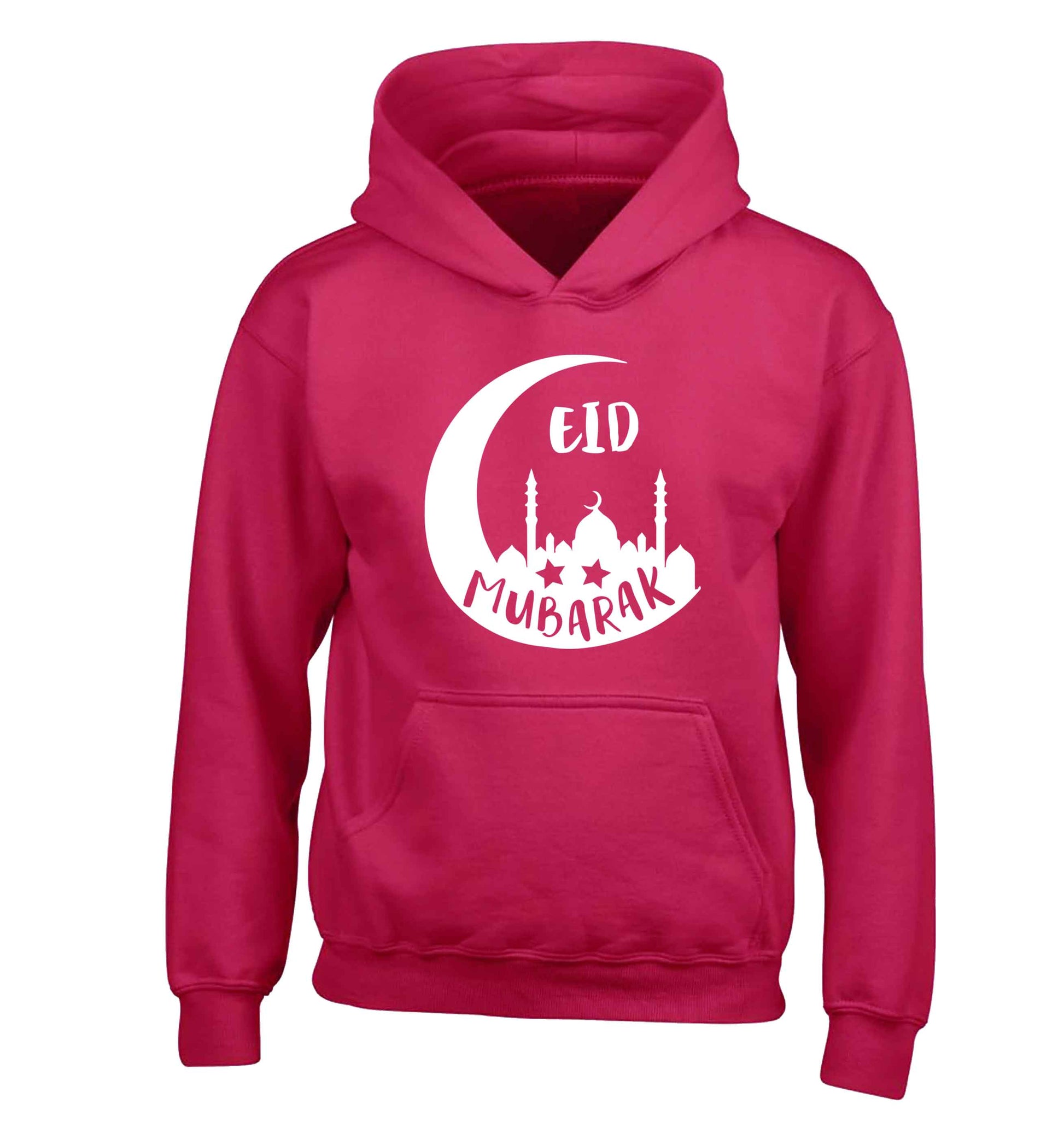 Eid mubarak children's pink hoodie 12-13 Years