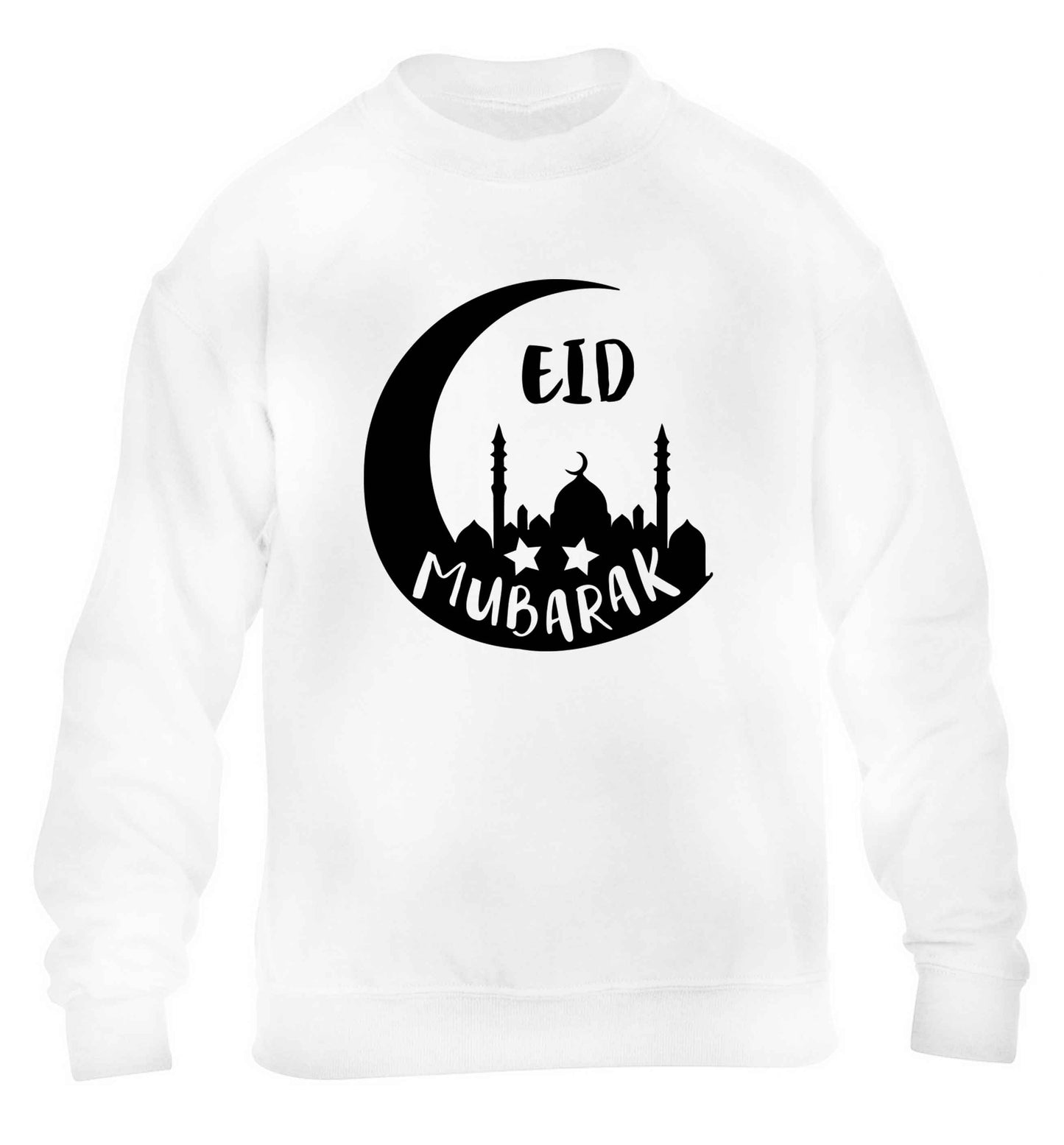Eid mubarak children's white sweater 12-13 Years