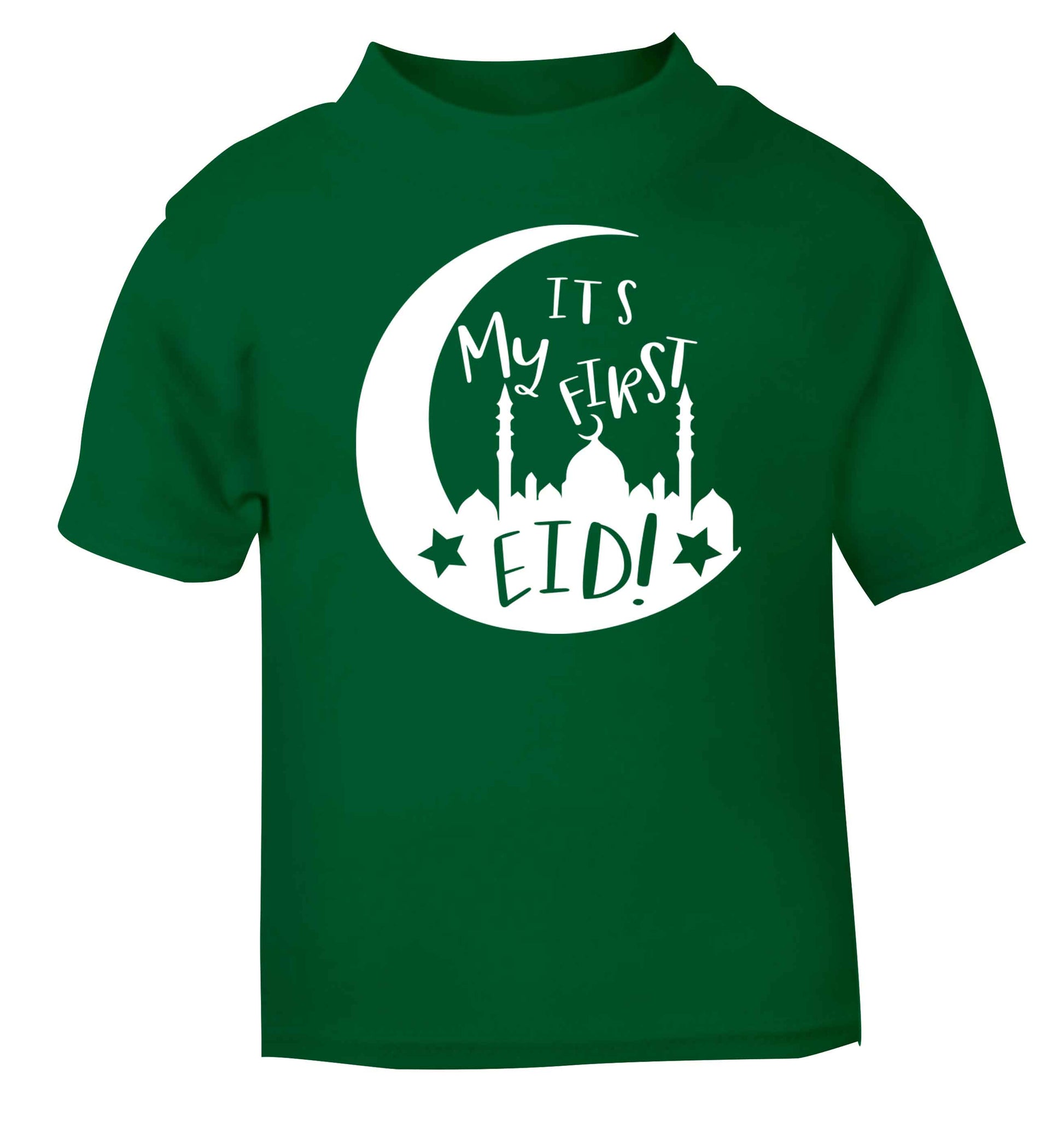 It's my first Eid moon green baby toddler Tshirt 2 Years