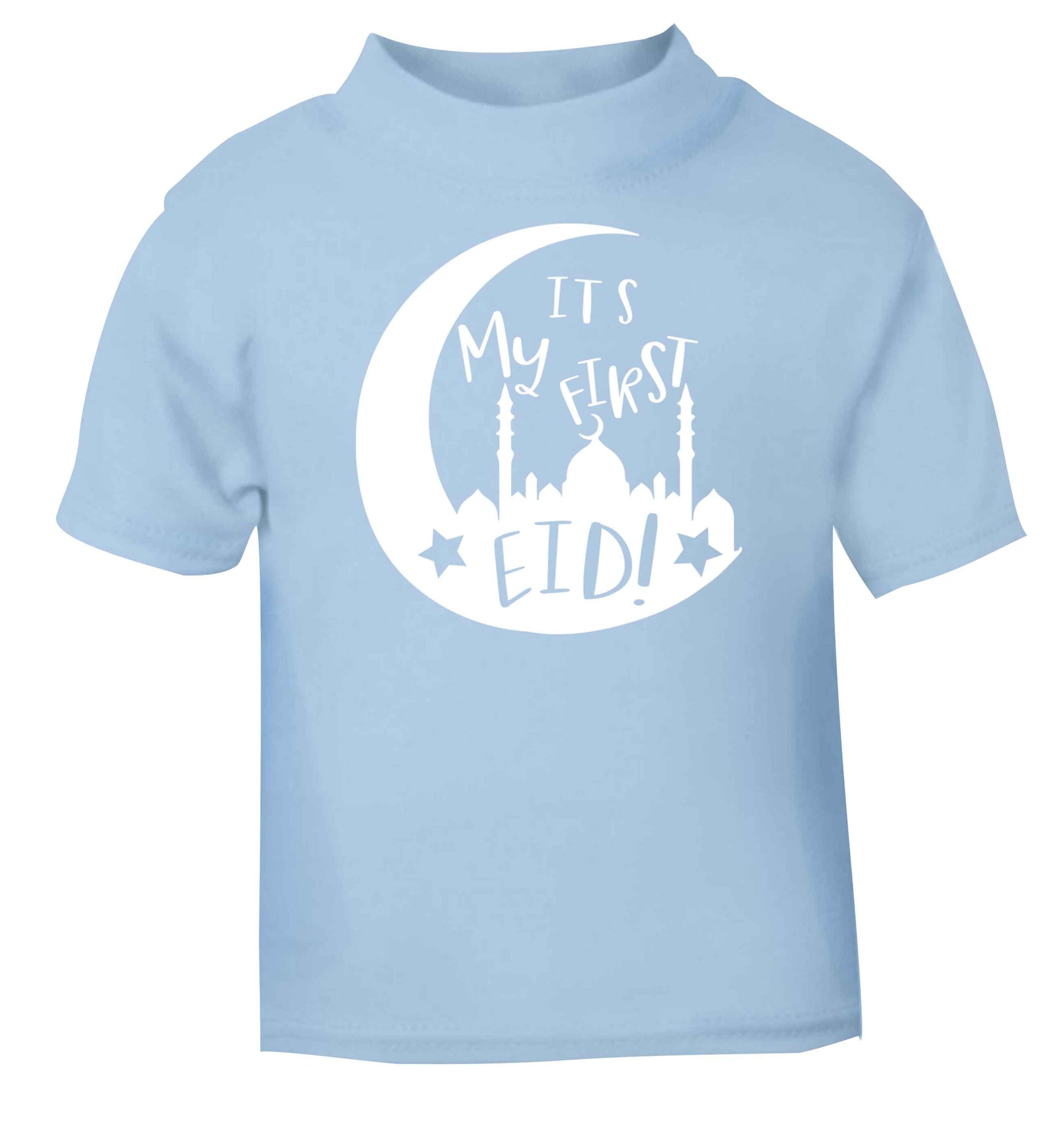 It's my first Eid moon light blue baby toddler Tshirt 2 Years