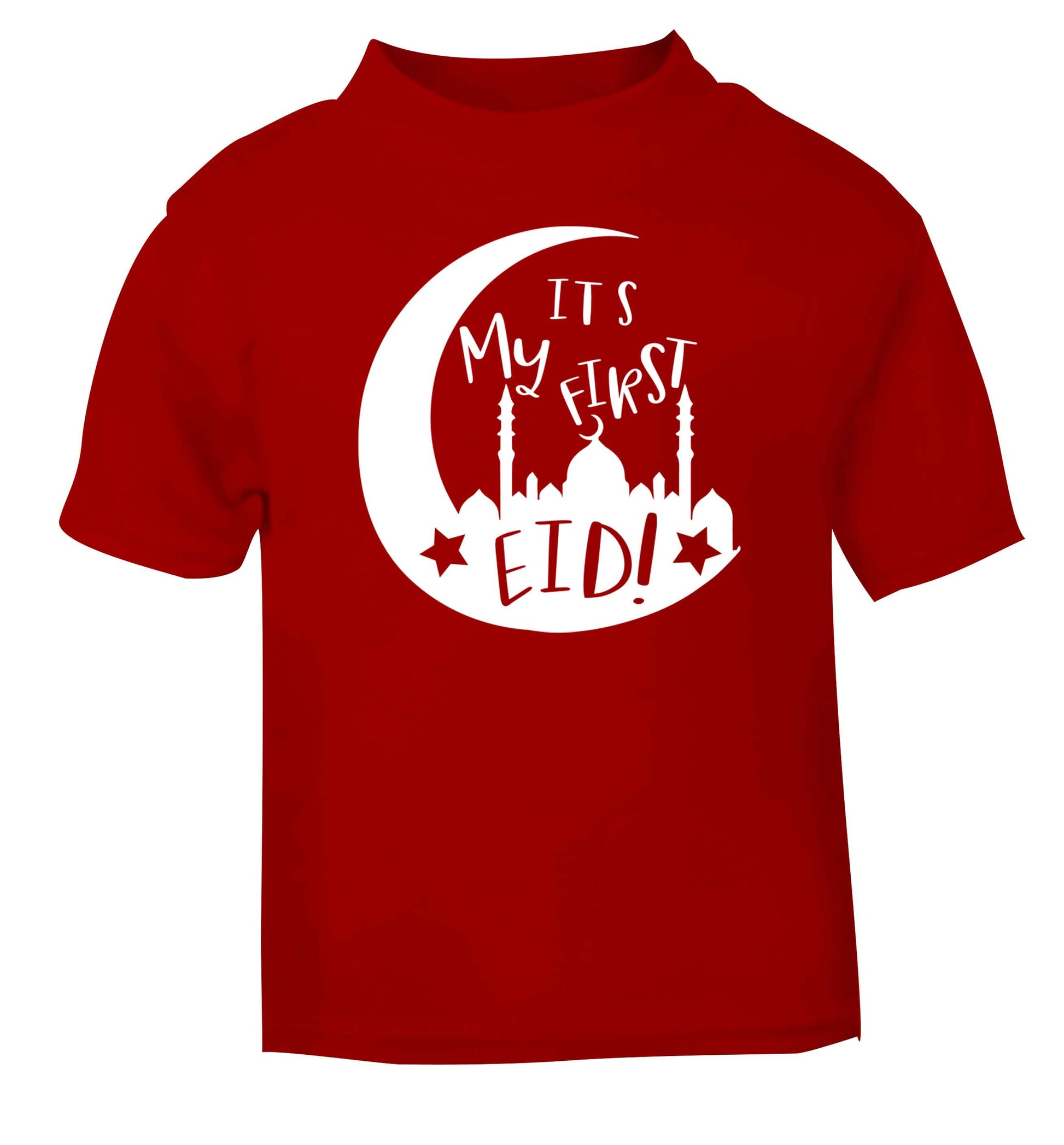 It's my first Eid moon red baby toddler Tshirt 2 Years