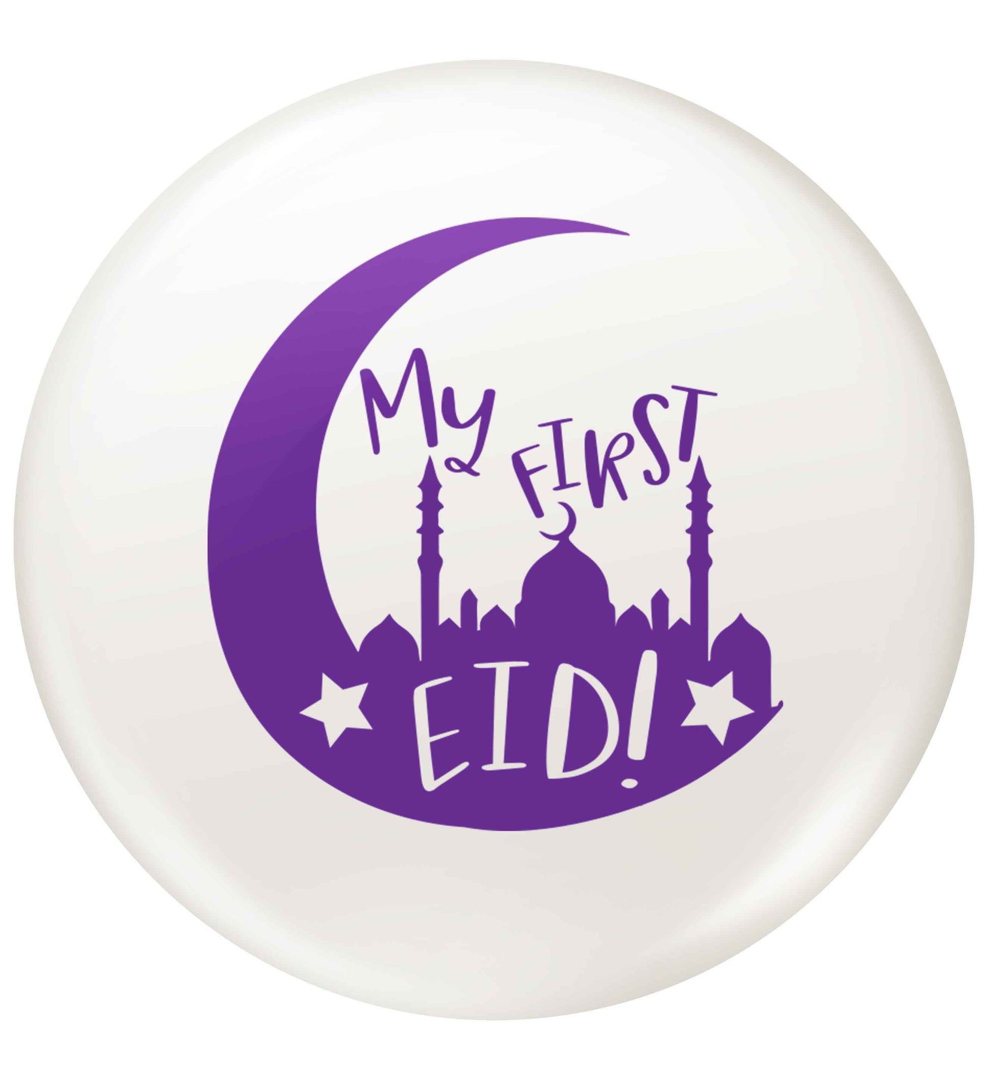 It's my first Eid moon small 25mm Pin badge