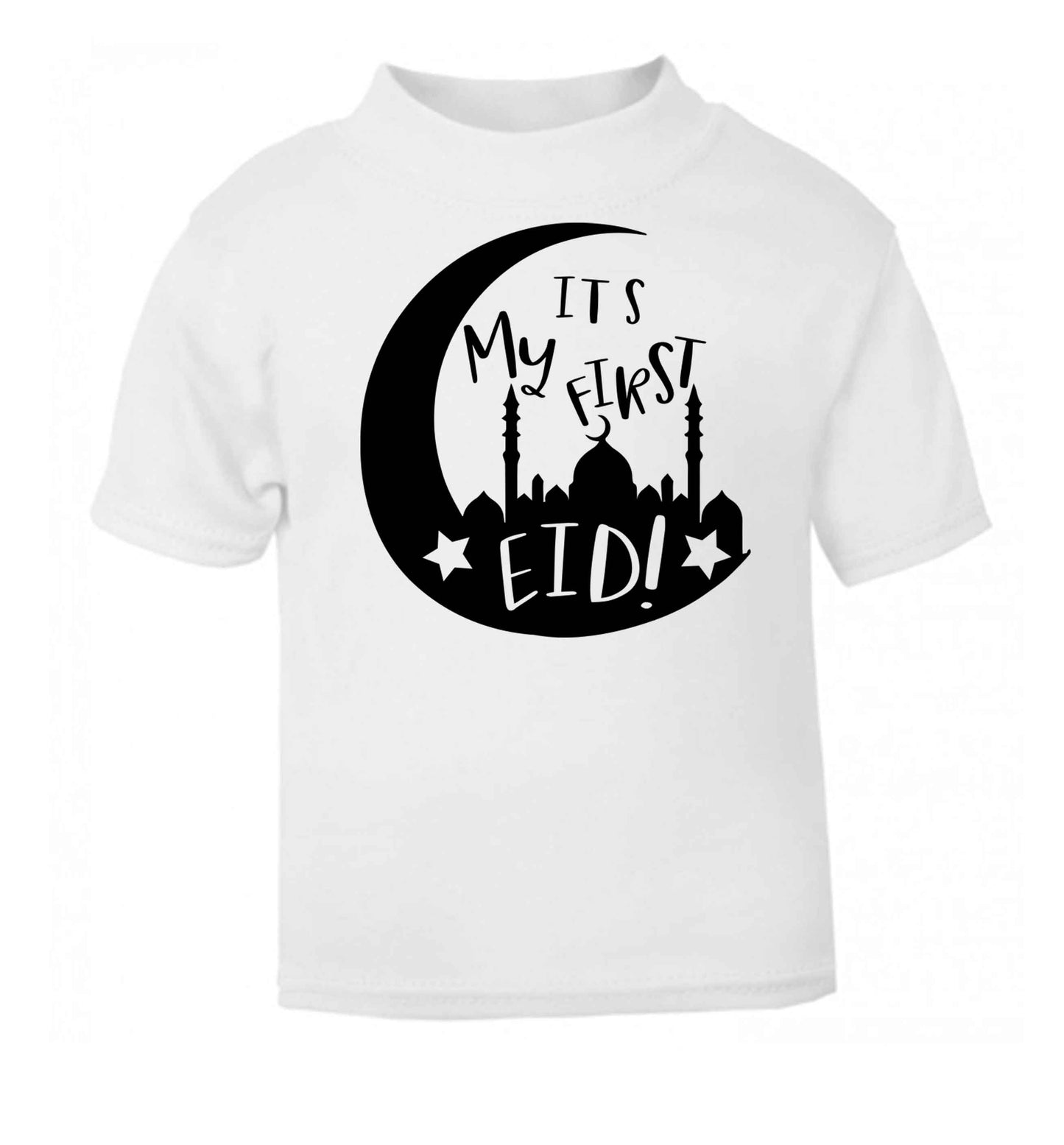 It's my first Eid moon white baby toddler Tshirt 2 Years