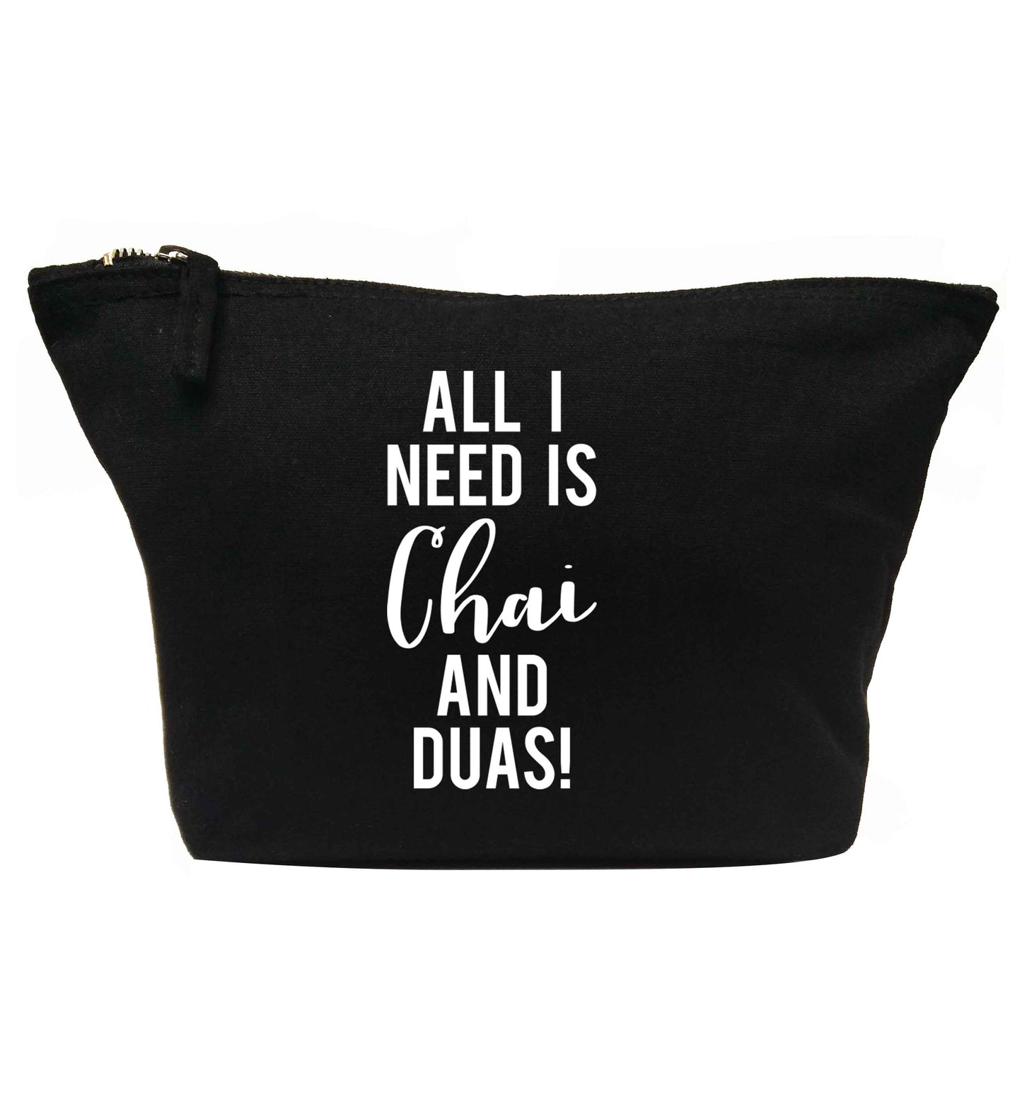All I need is chai and duas | makeup / wash bag