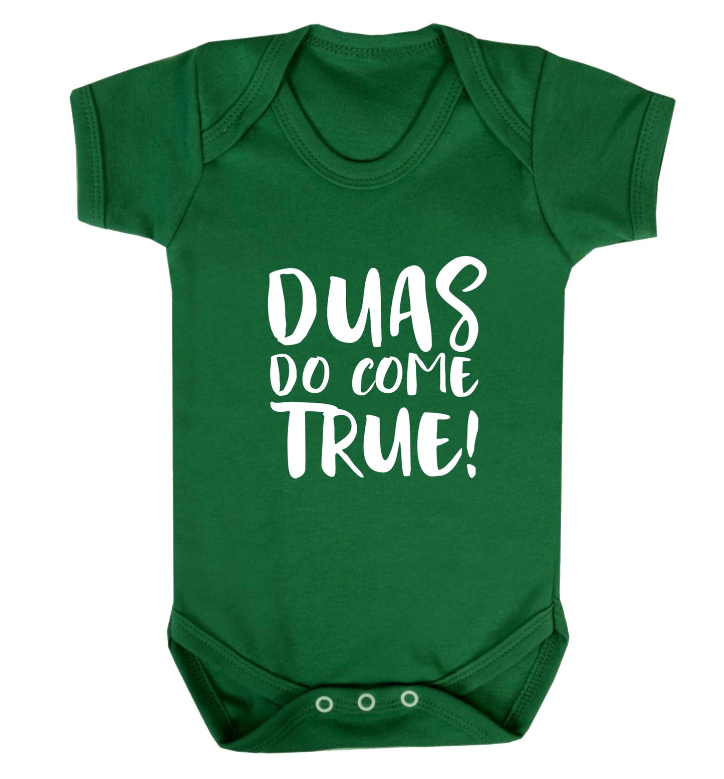 Duas do come true baby vest green 18-24 months