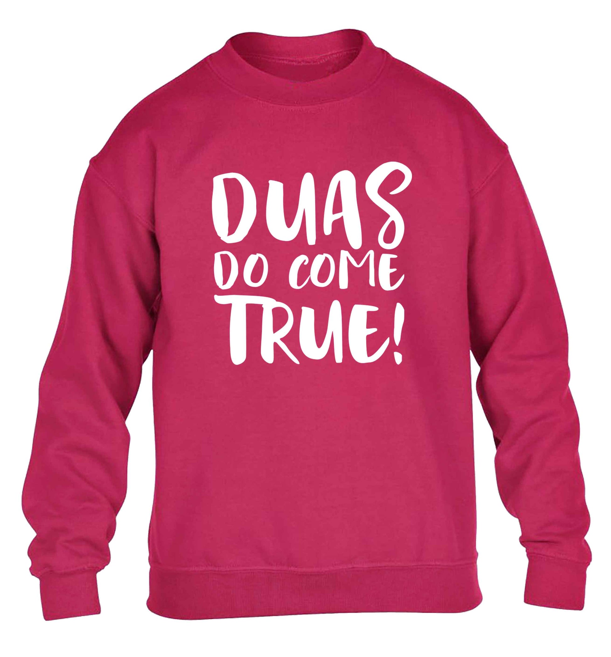 Duas do come true children's pink sweater 12-13 Years