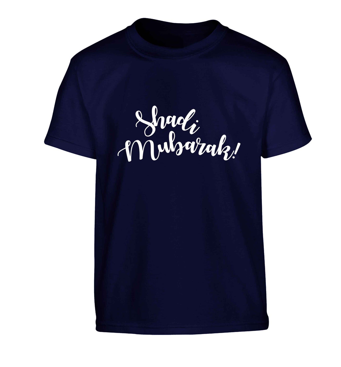 Shadi mubarak Children's navy Tshirt 12-13 Years