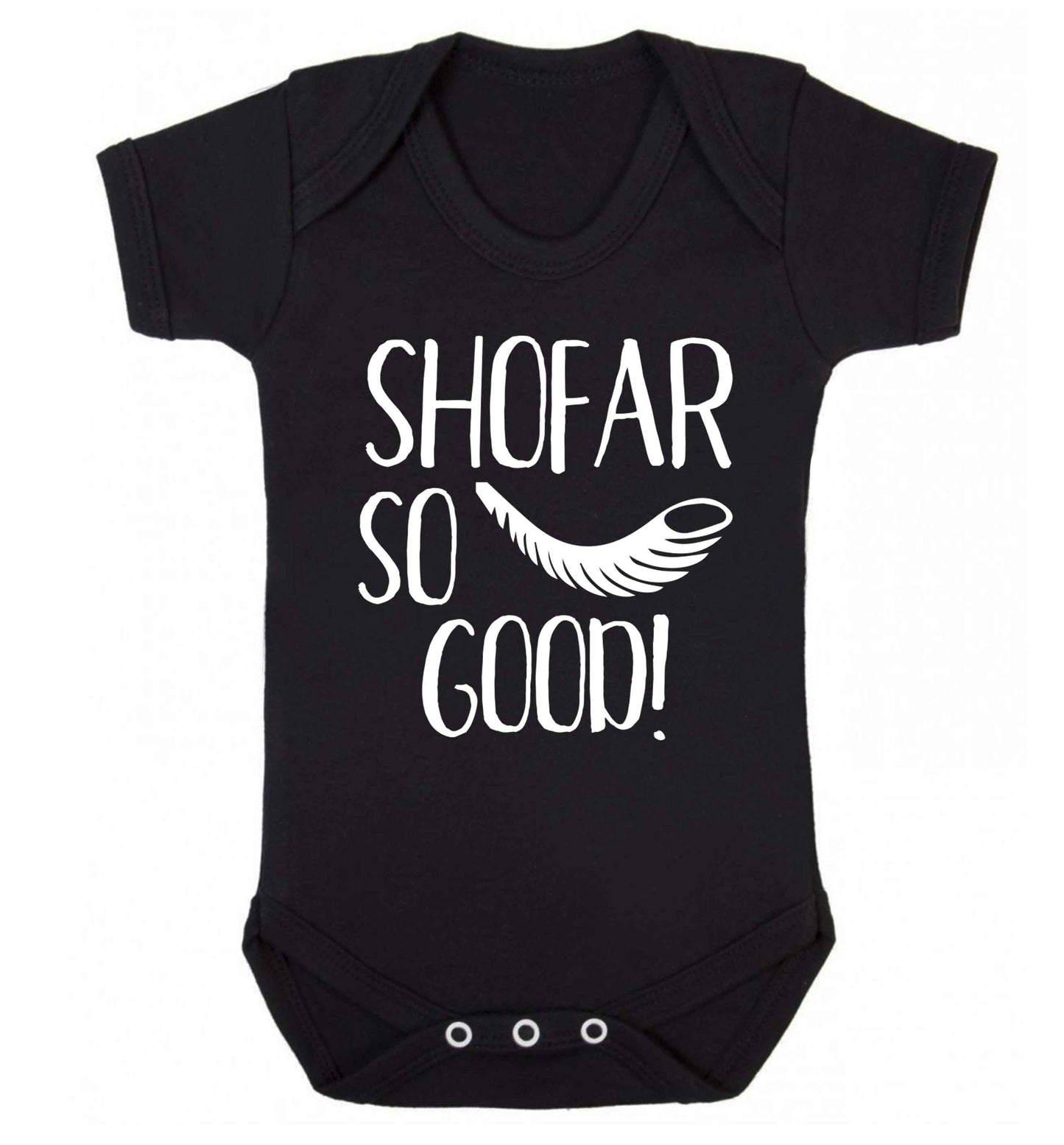 Shofar so good! Baby Vest black 18-24 months