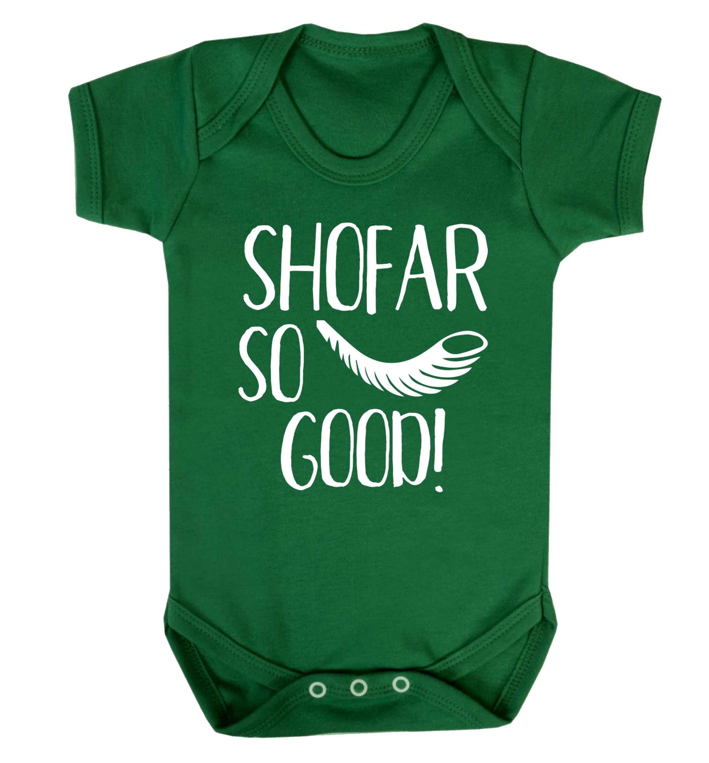 Shofar so good! Baby Vest green 18-24 months