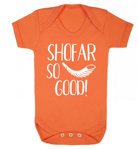 Shofar so good! Baby Vest orange 18-24 months