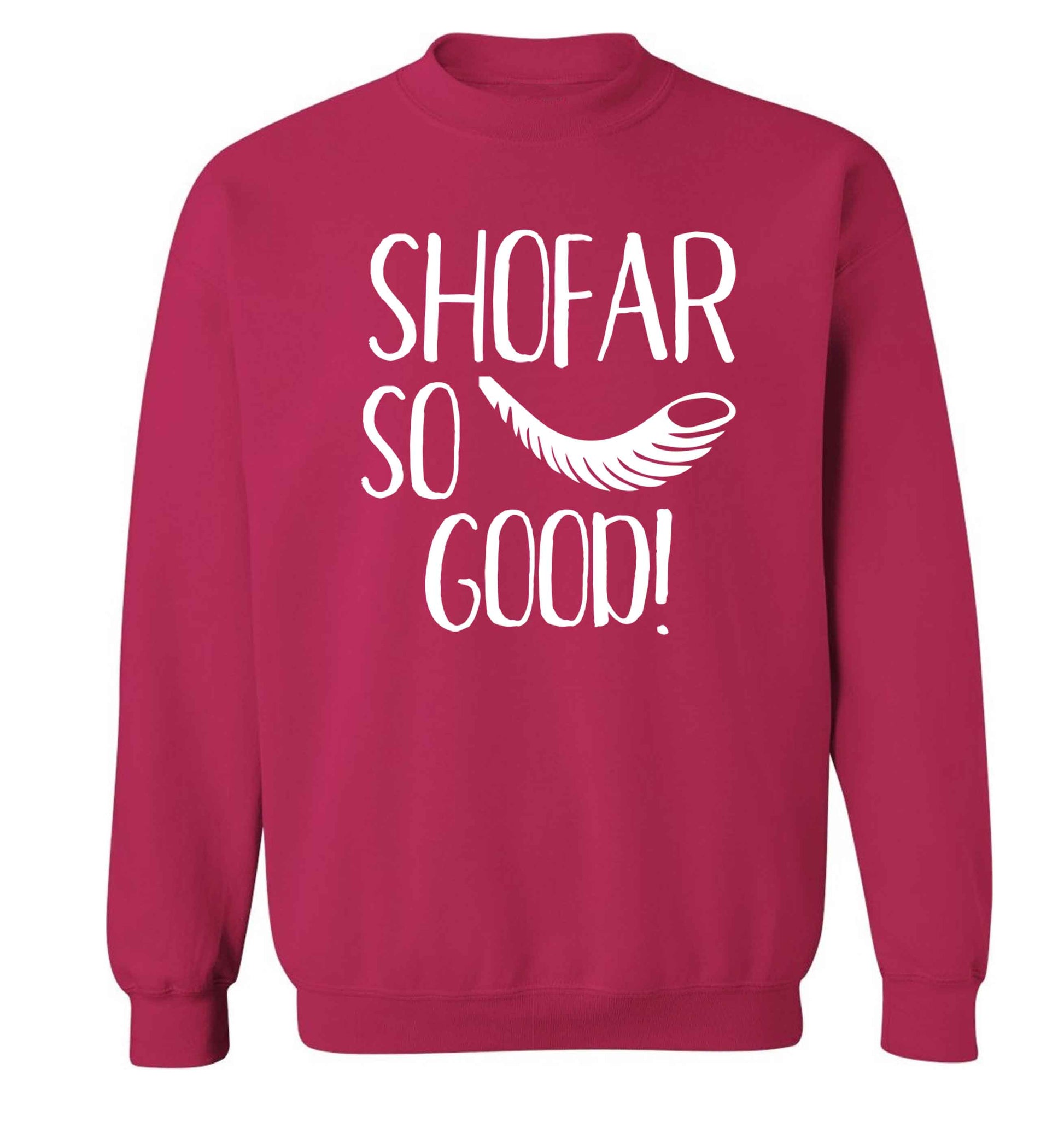 Shofar so good! Adult's unisex pink Sweater 2XL